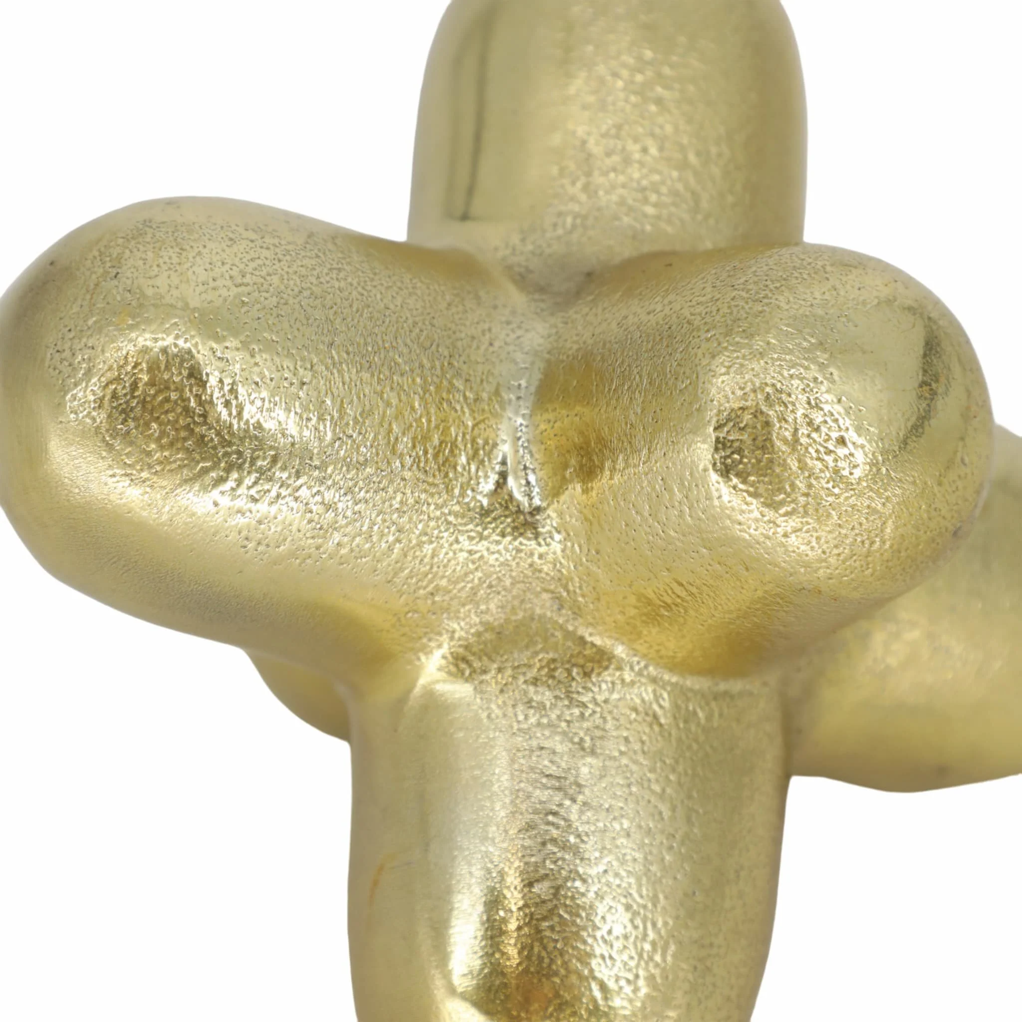 Metal 6" Geometric Orb, Gold - Image 7