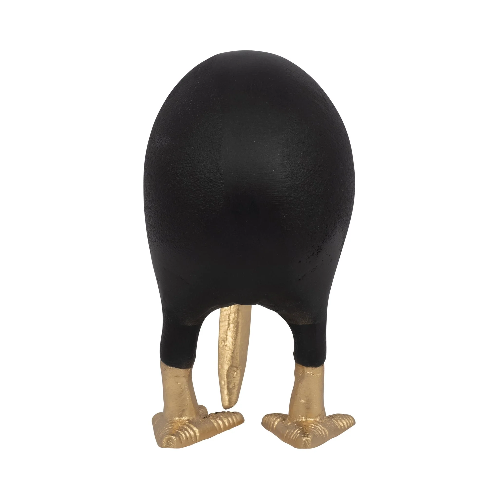 Metal, 6" Kiwi Child, Black/gold - Image 4