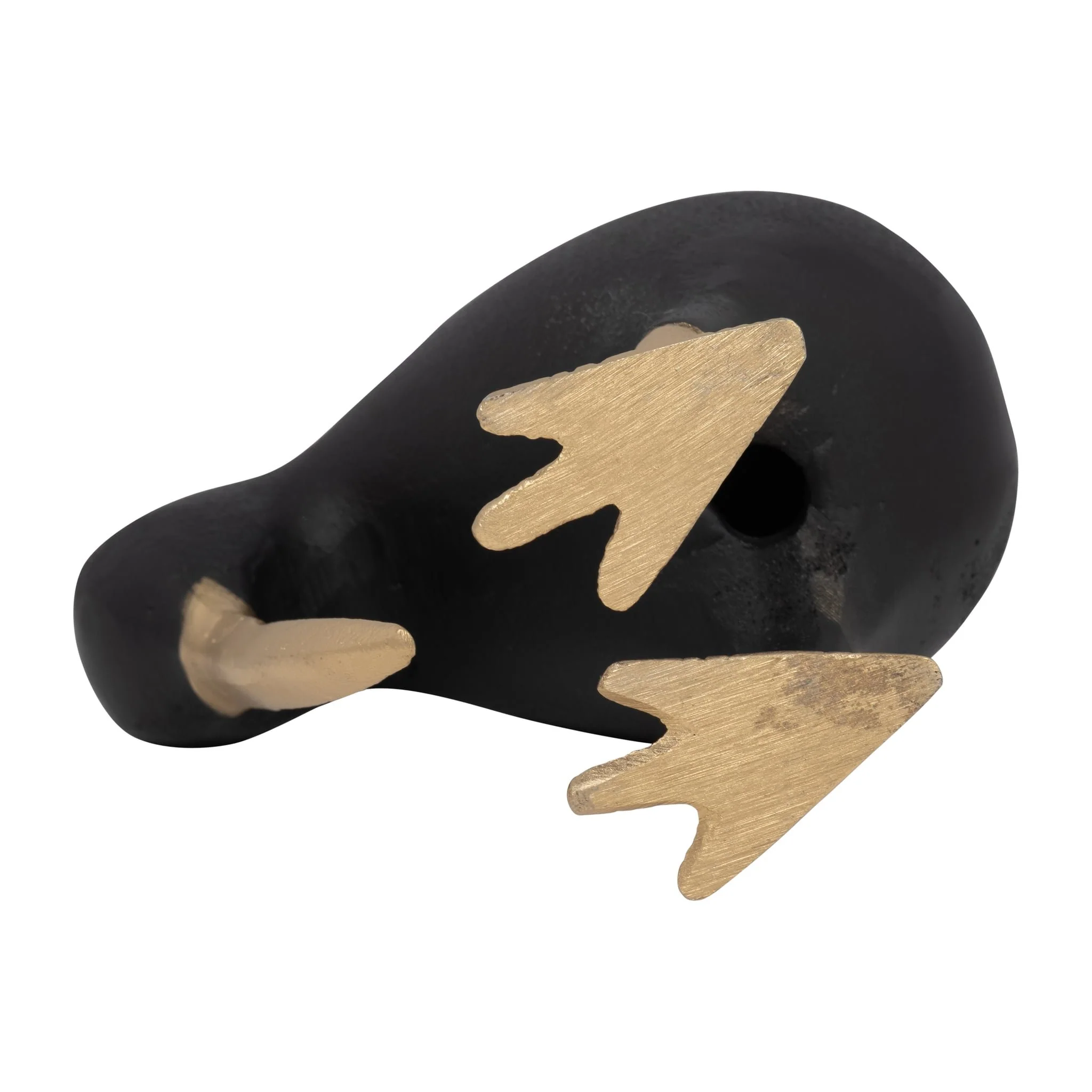 Metal, 6" Kiwi Child, Black/gold - Image 7