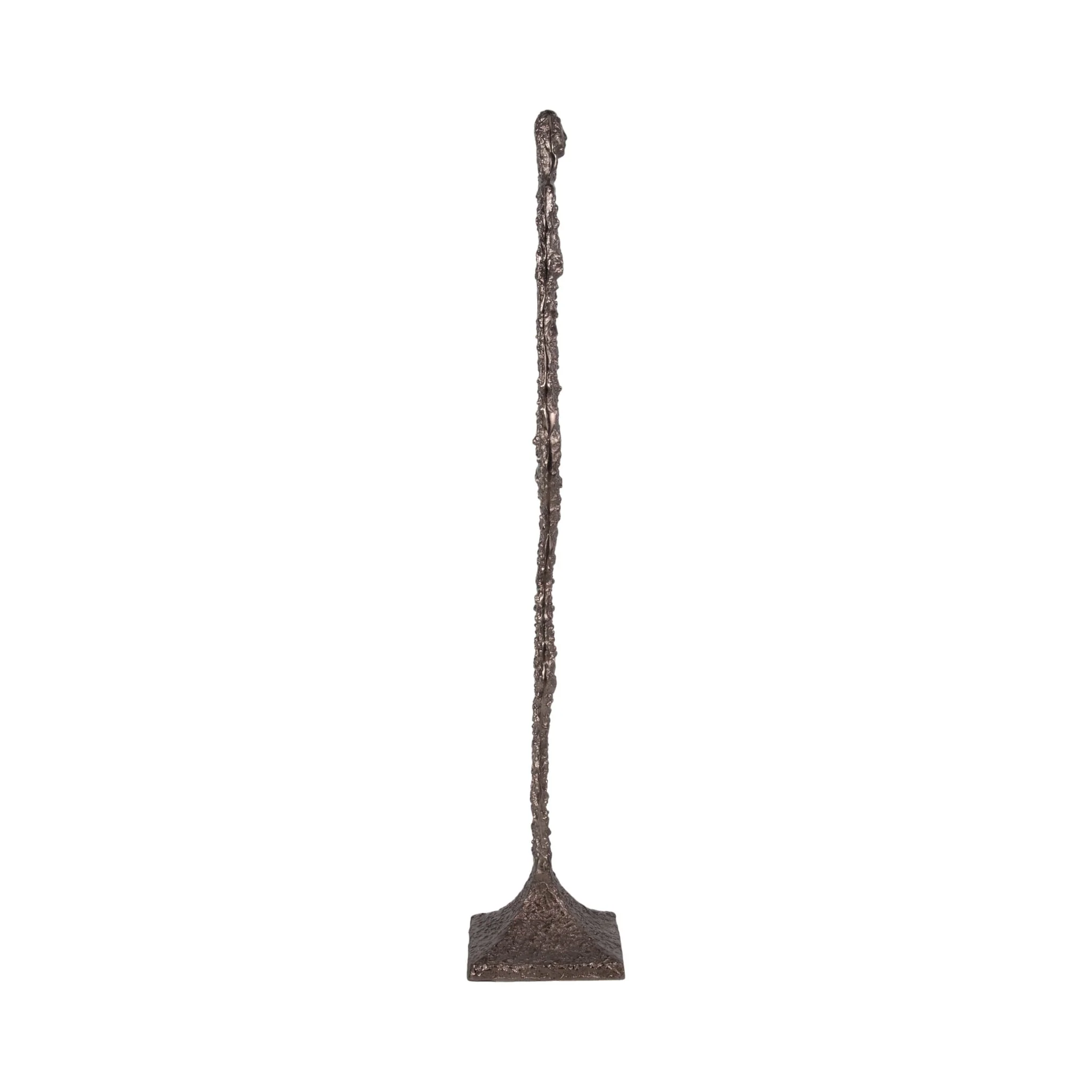 Metal, 69" Tribal Floor Sculpture, Bronze - Image 3