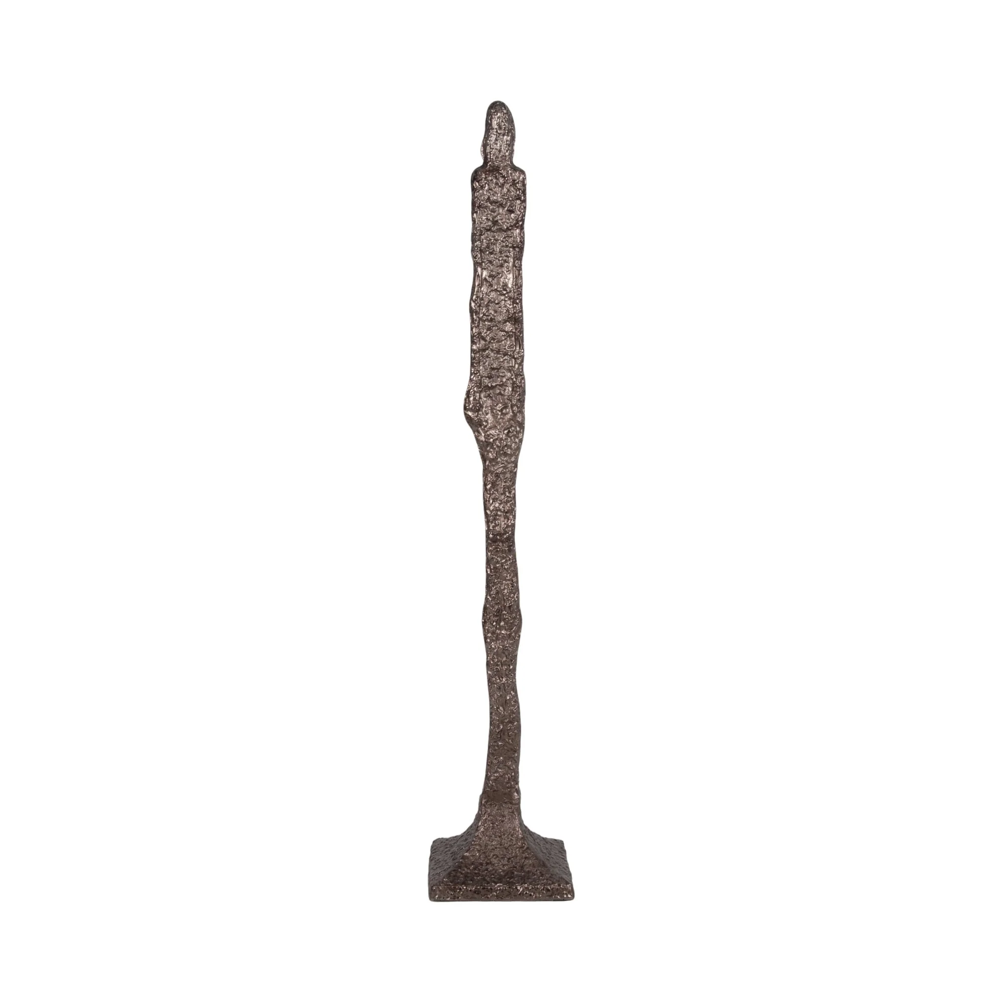 Metal, 69" Tribal Floor Sculpture, Bronze - Image 4