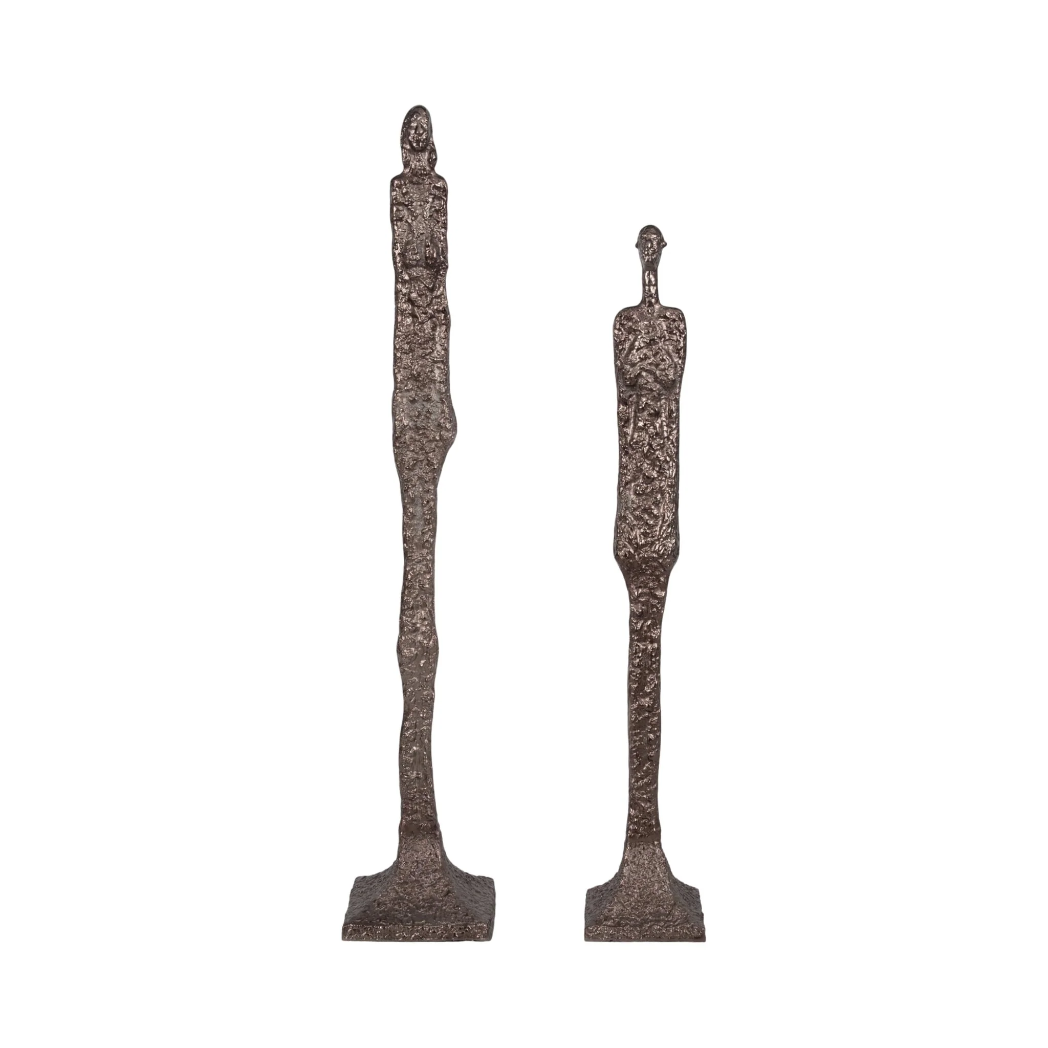 Metal, 69" Tribal Floor Sculpture, Bronze - Image 7