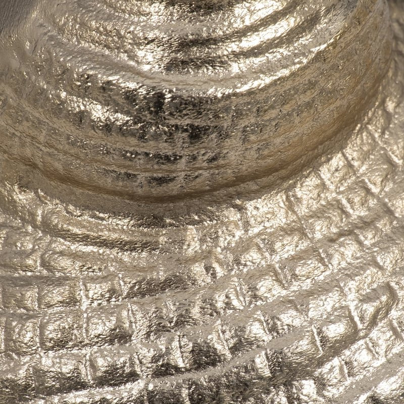 Metal, 7" Banded Shell On Marble Base, Champagne - Image 5