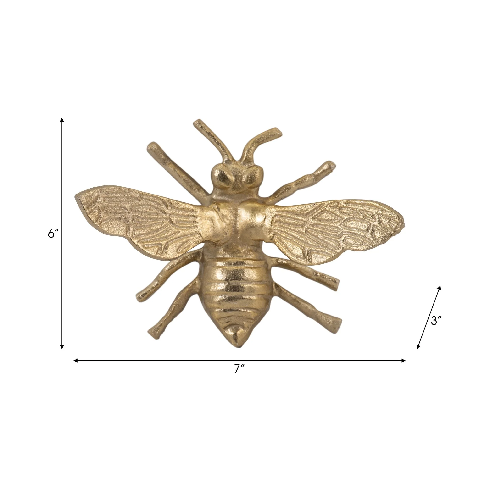 Metal, 7" Busy Bee, Gold - Image 6