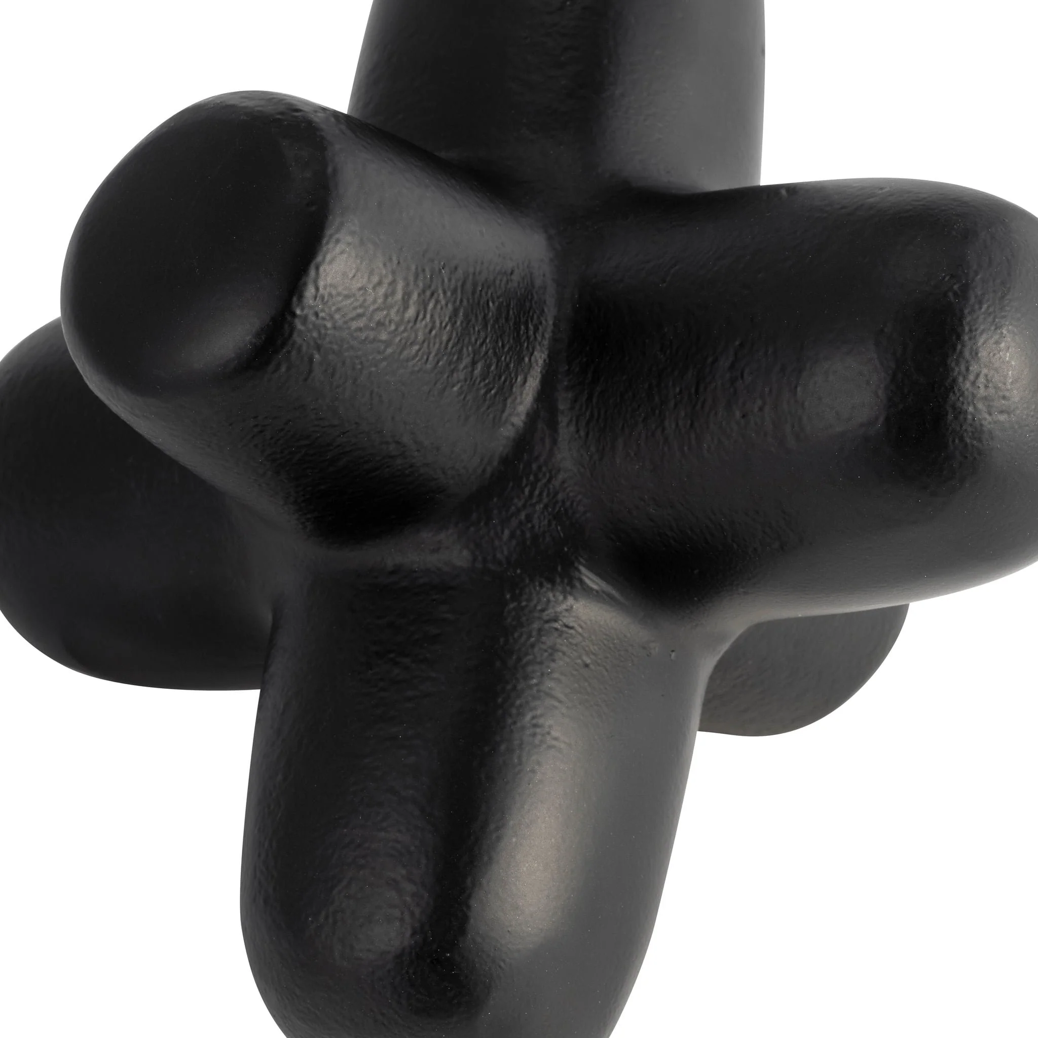Metal 8" Geometric Orb, Black - Image 5