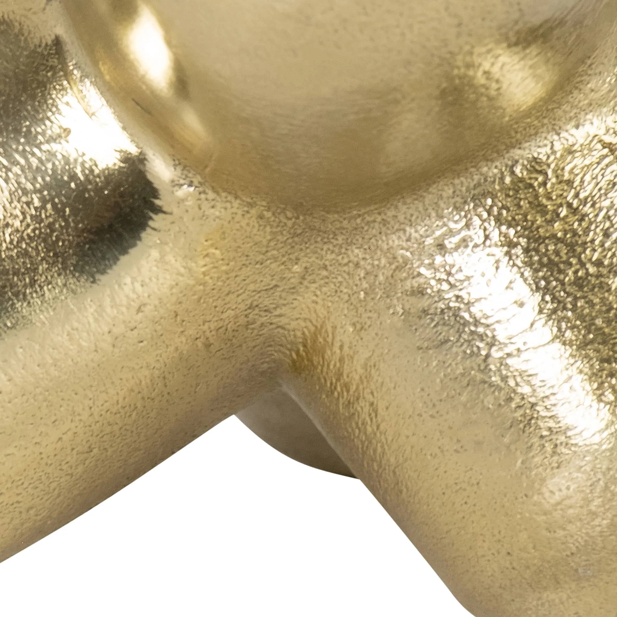 Metal 8" Geometric Orb, Gold - Image 5