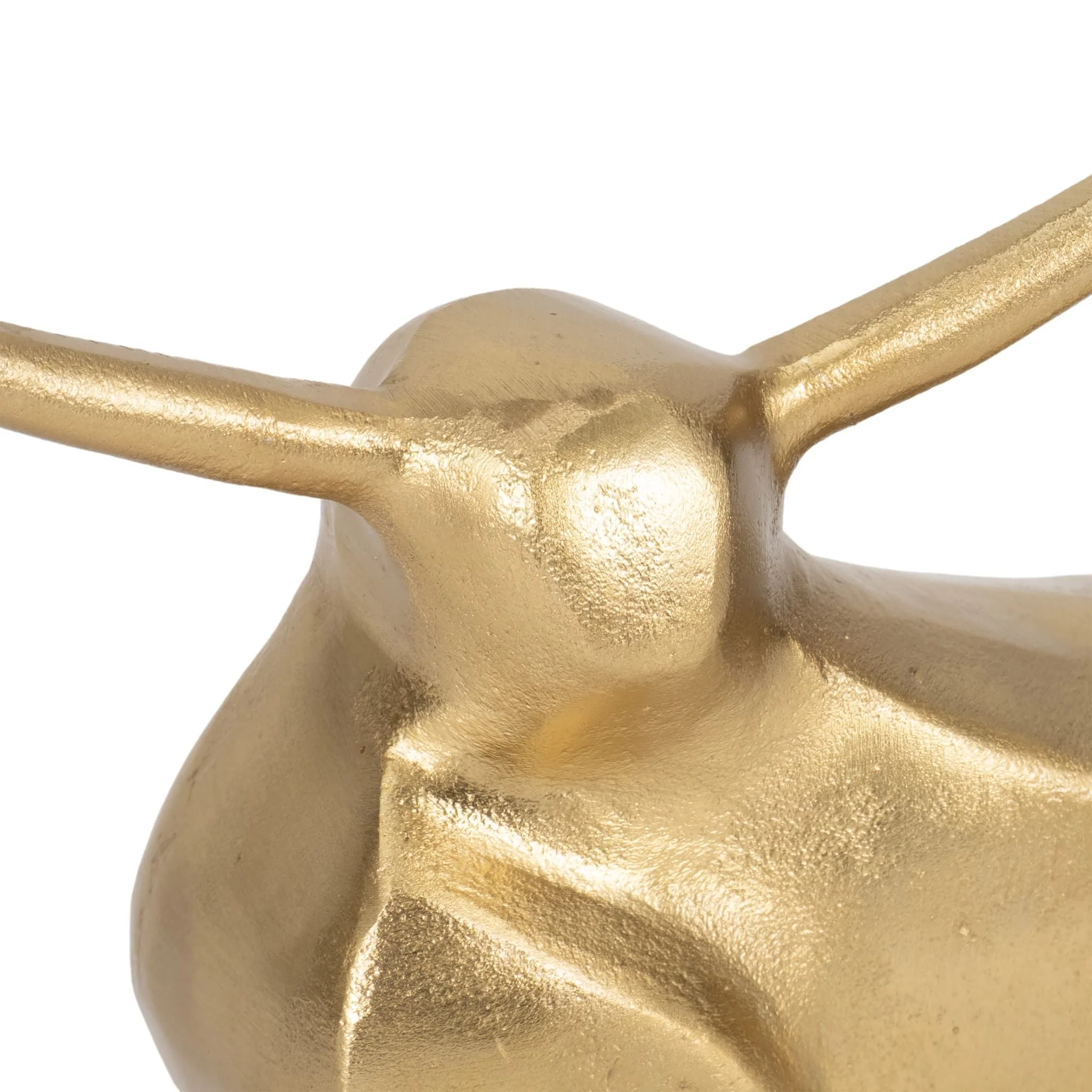 Metal, 8" Standing Bull, Gold - Image 5