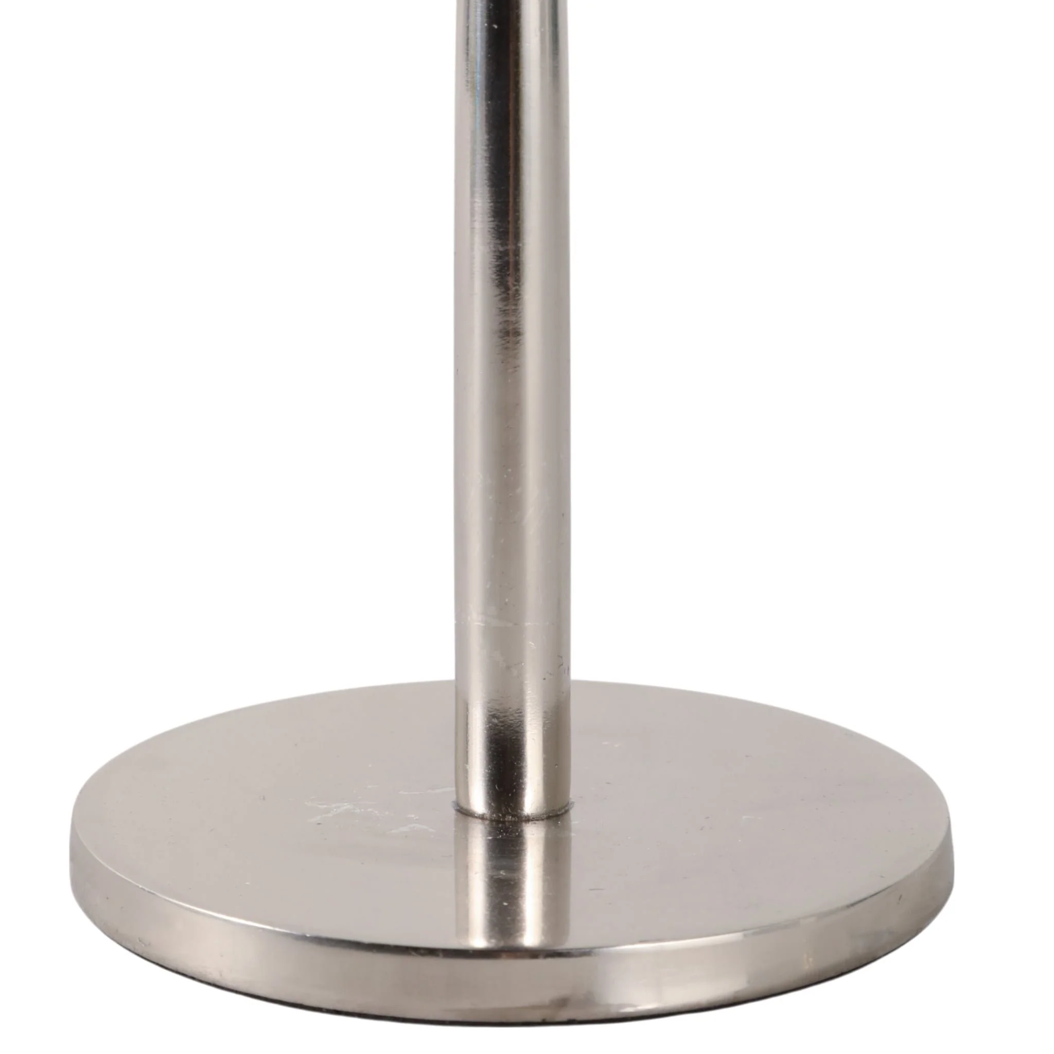 Metal, 8" Taper Candle Holder, Silver - Image 4