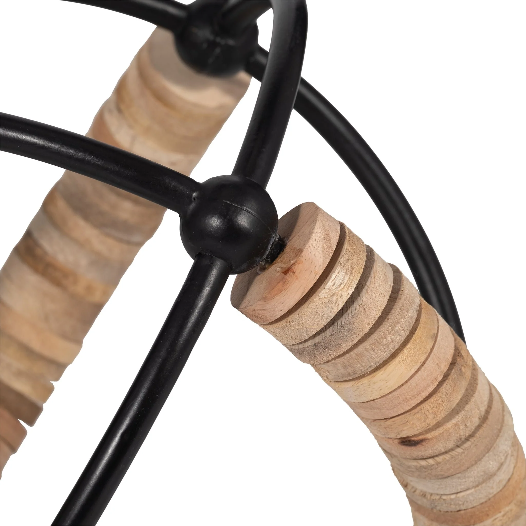 Metal, 9" Abacus Orb, Natural/black - Image 3