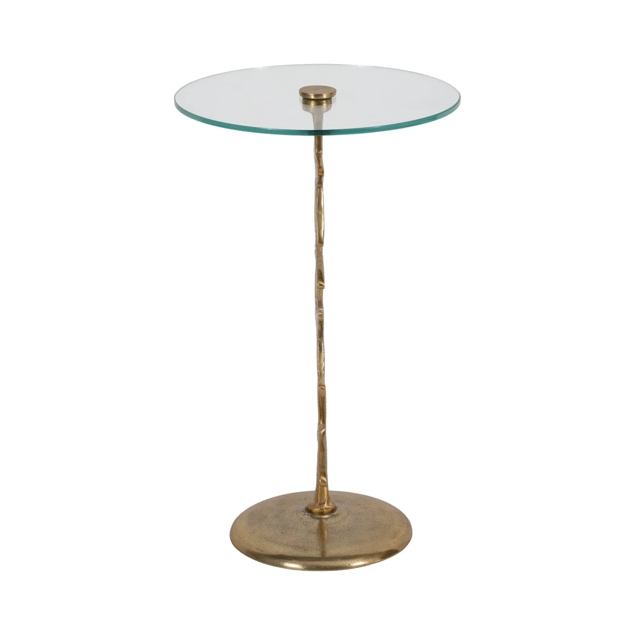 Metal/glass 15"d/25"h,gold Starfish Sidetable Kd - Image 3