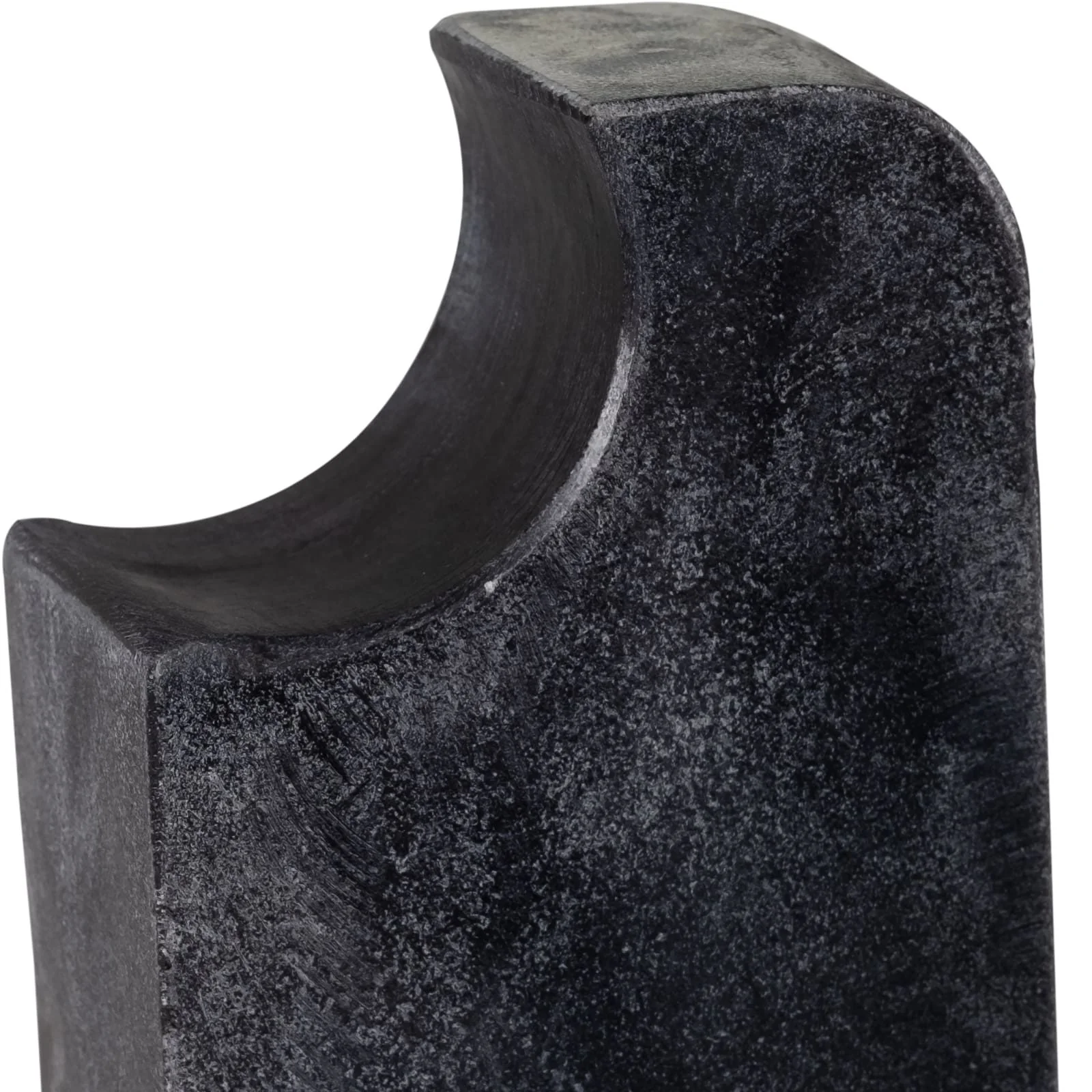 Metal/marble,13",bitten Popsicle Deco,black - Image 4