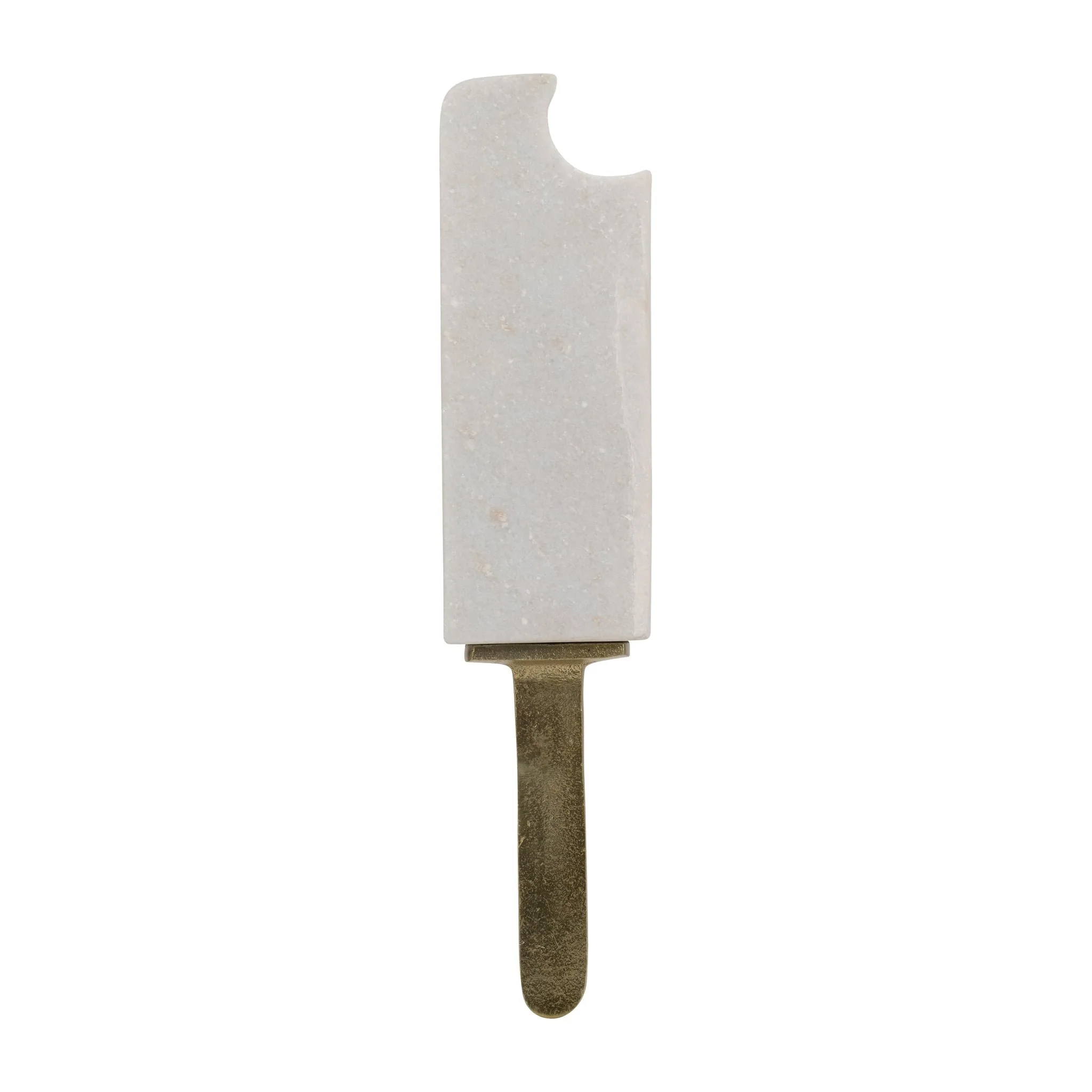 Metal/marble,13",bitten Popsicle Deco,white - Image 2