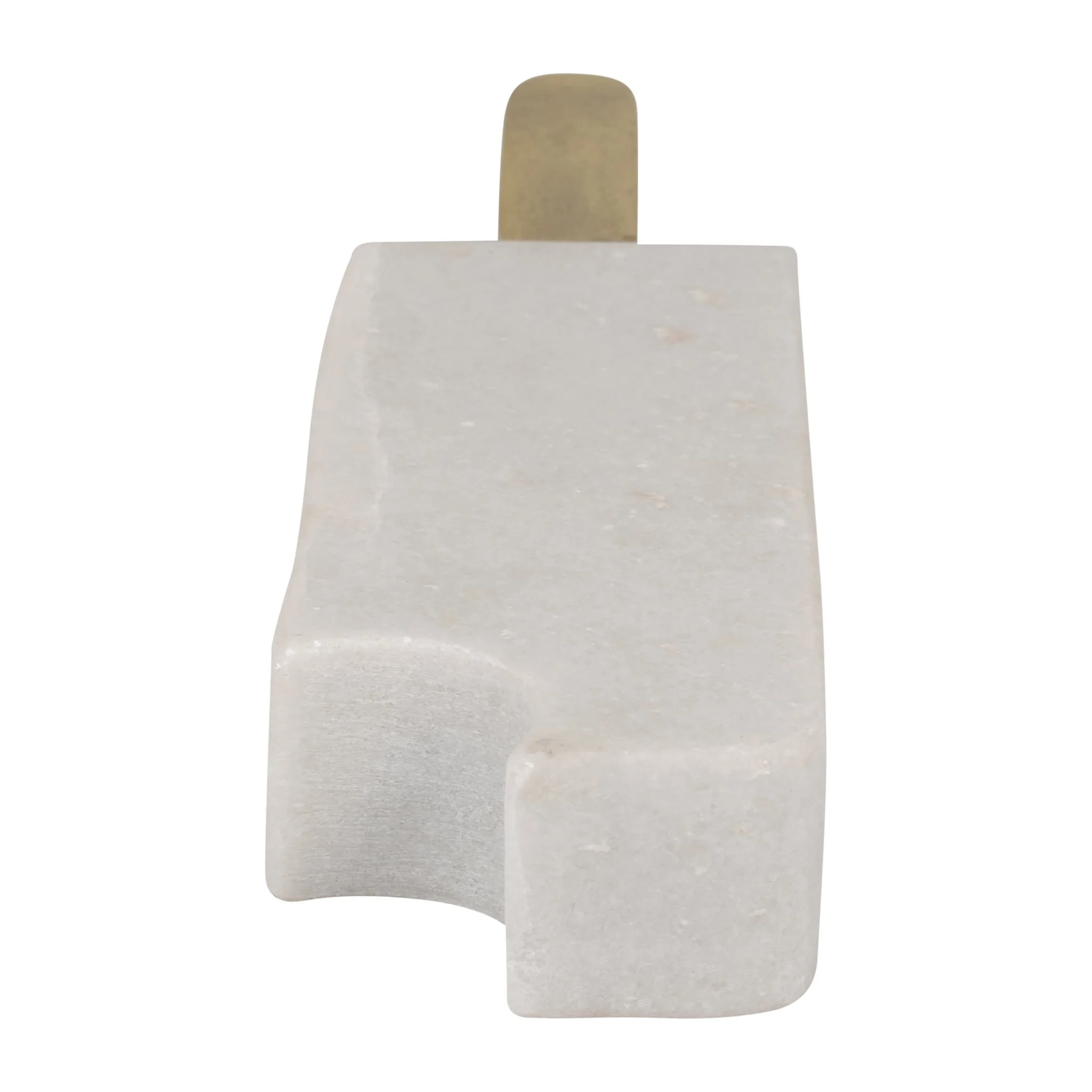Metal/marble,13",bitten Popsicle Deco,white - Image 5