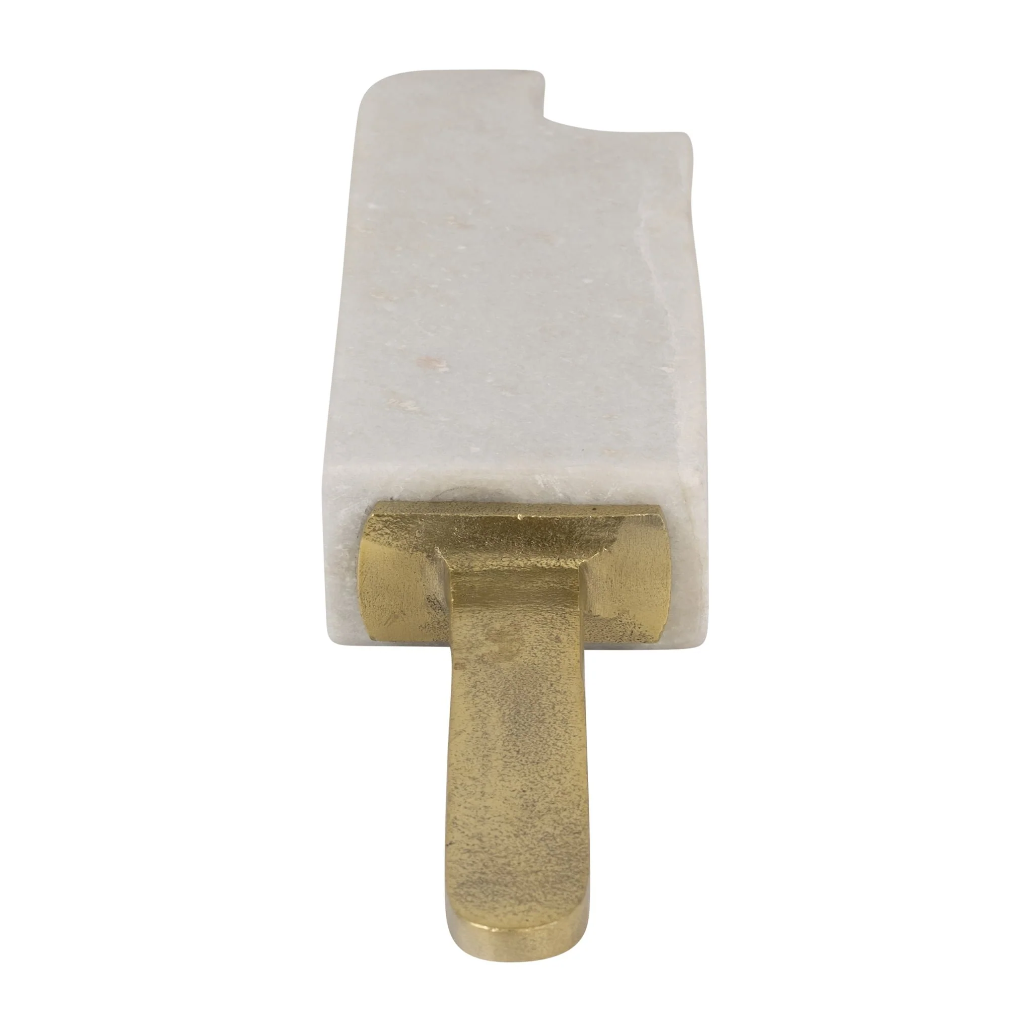 Metal/marble,13",bitten Popsicle Deco,white - Image 6