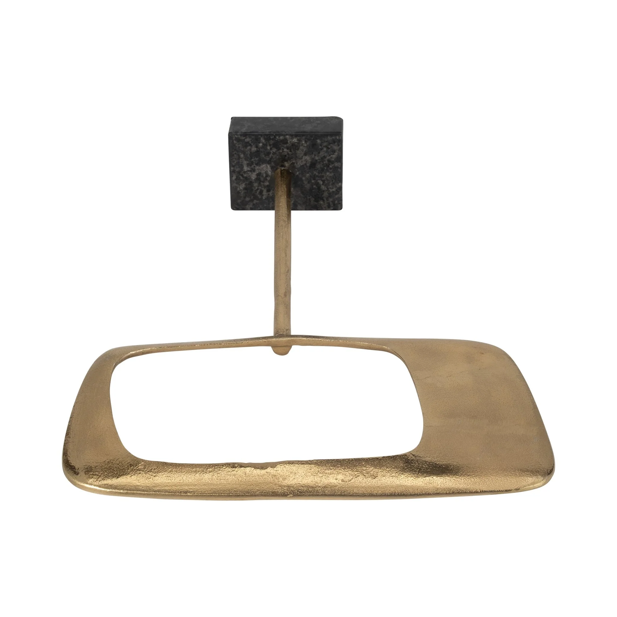 Metal/marble, 20" Table Top Deco, Gold Kd - Image 6