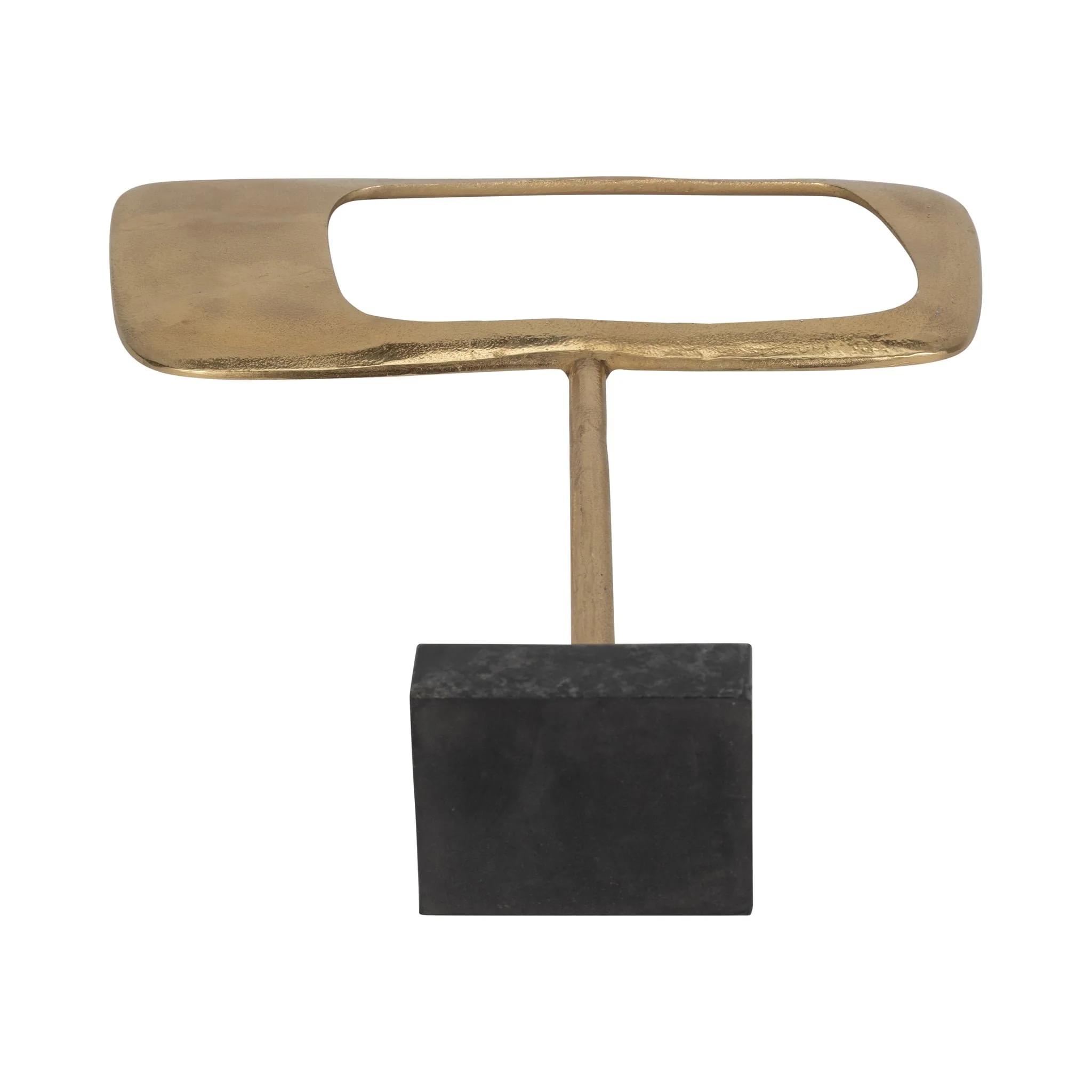 Metal/marble, 20" Table Top Deco, Gold Kd - Image 7