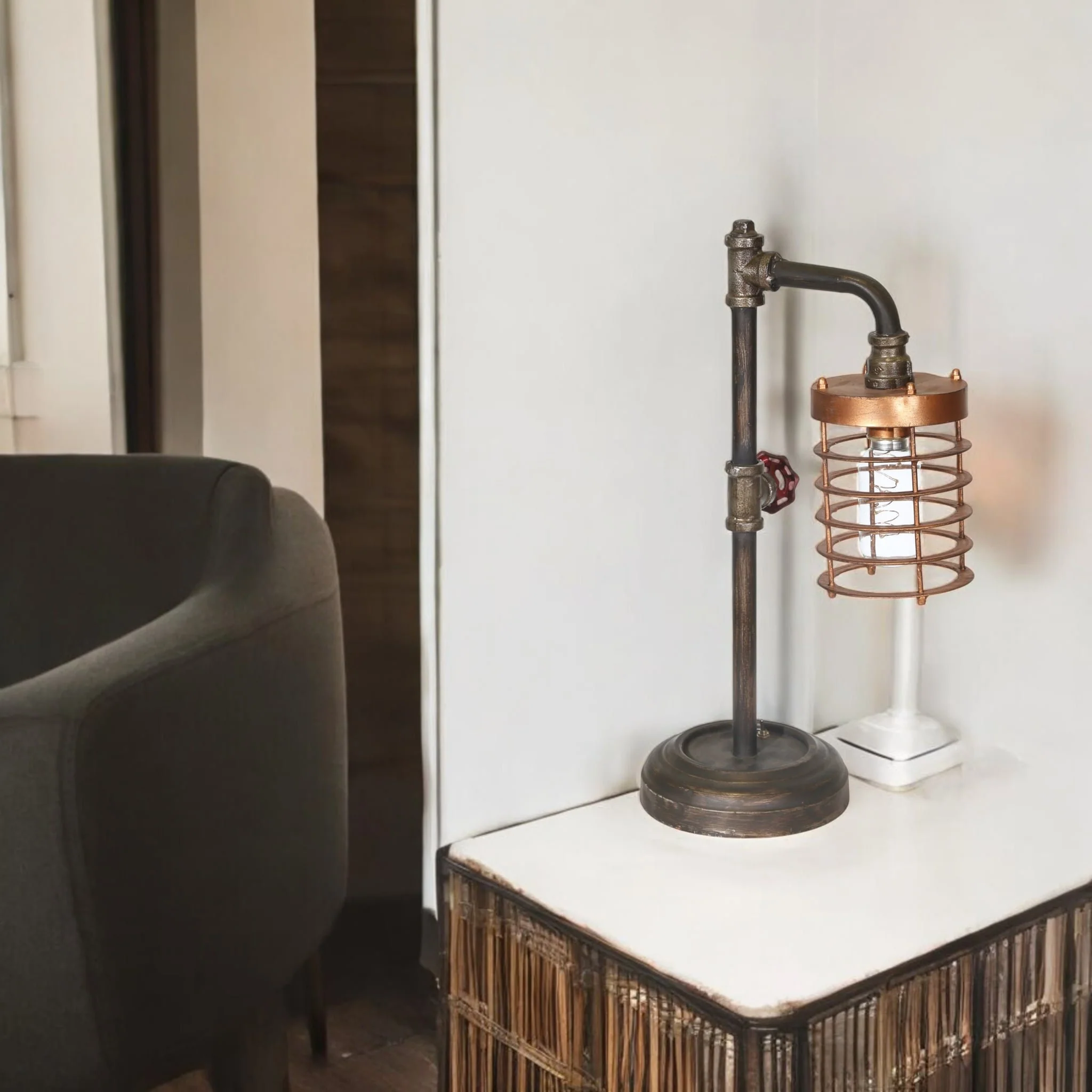 Metal, Pipe  Bo Table Lamp - Image 10