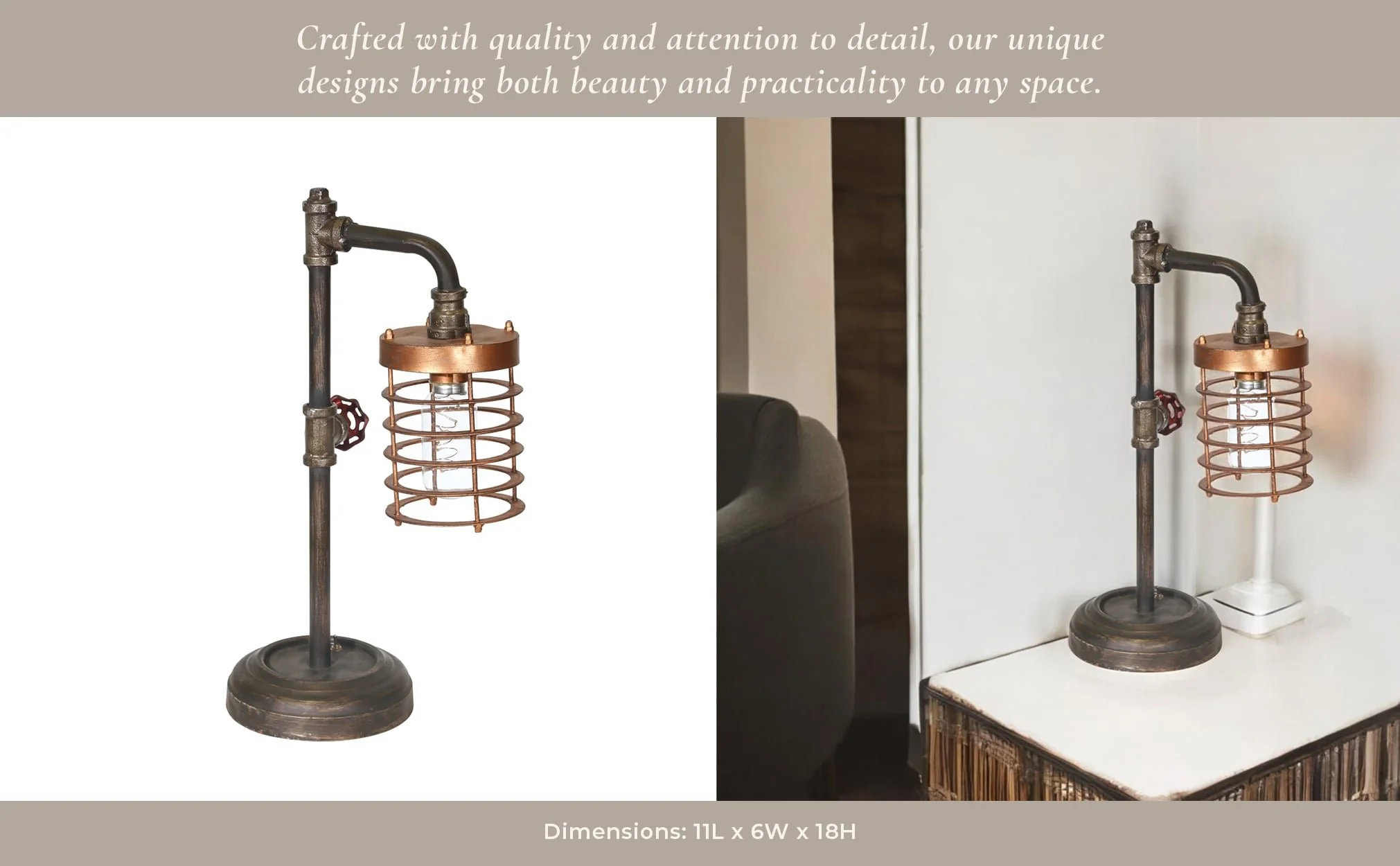 Metal, Pipe  Bo Table Lamp - Image 13