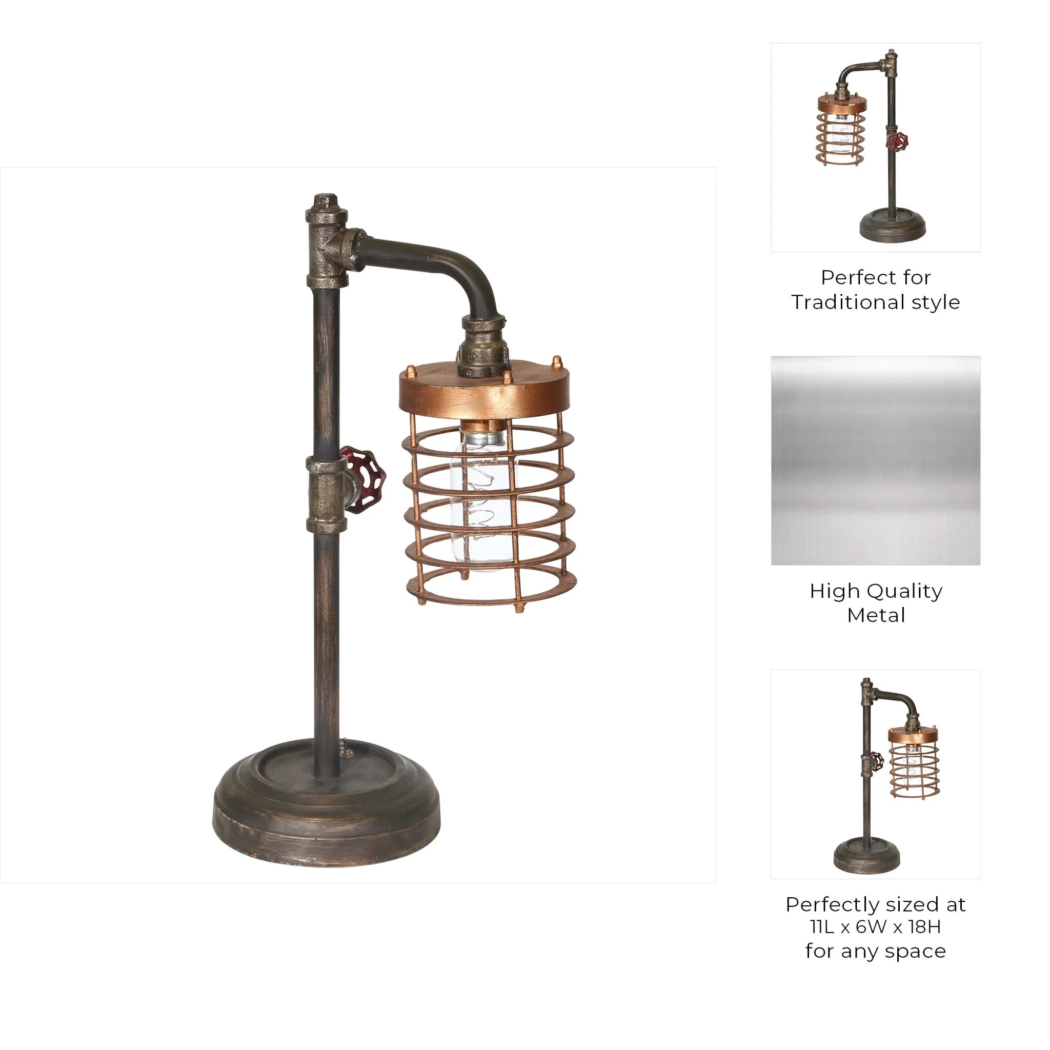 Metal, Pipe  Bo Table Lamp - Image 8