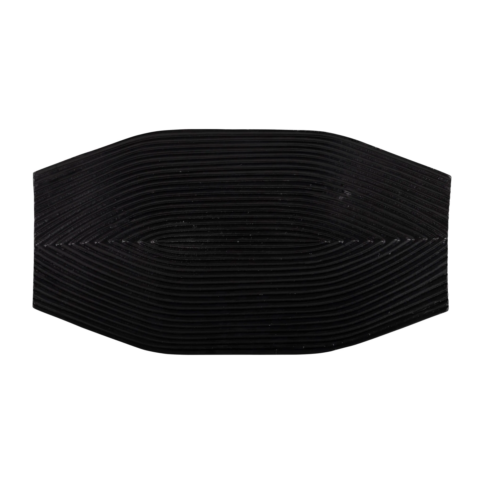 Metal,s/2 16/21",geometric Disk Plate,black - Image 7