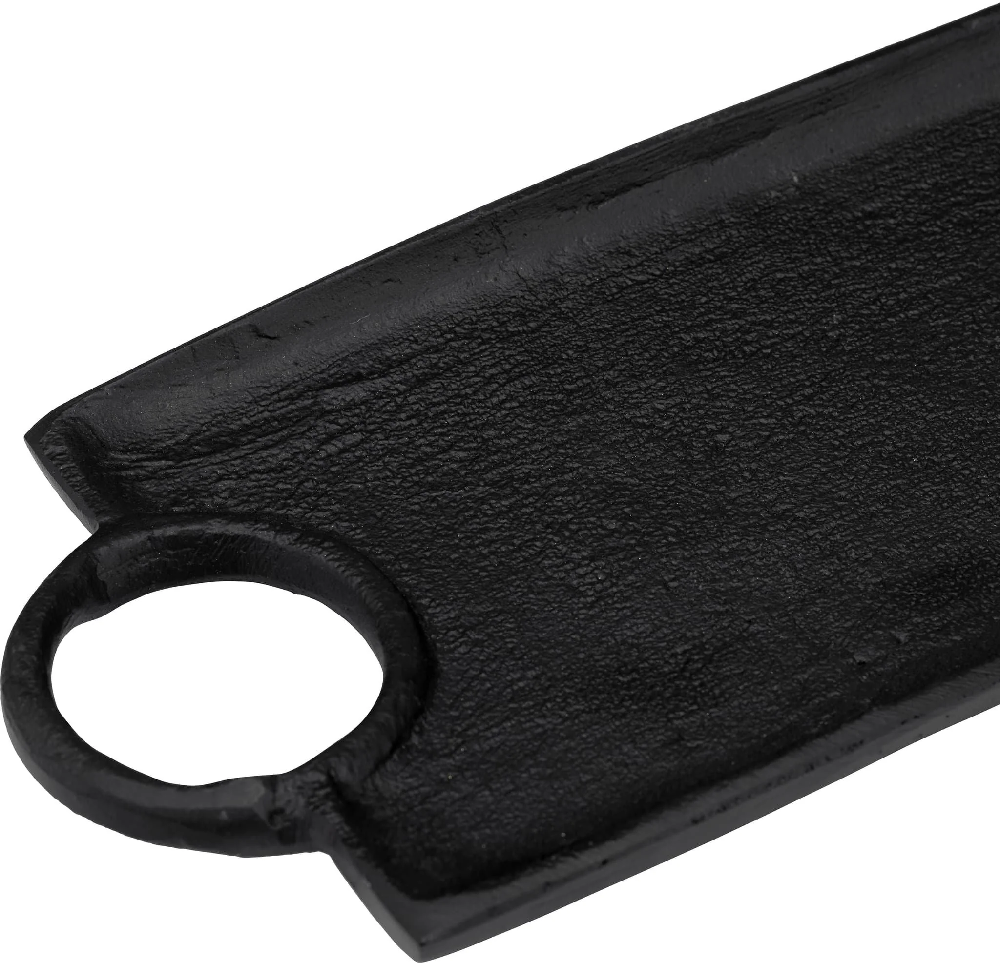 Metal,s/2 26/32",flat Tray W/ring Handles,black - Image 6
