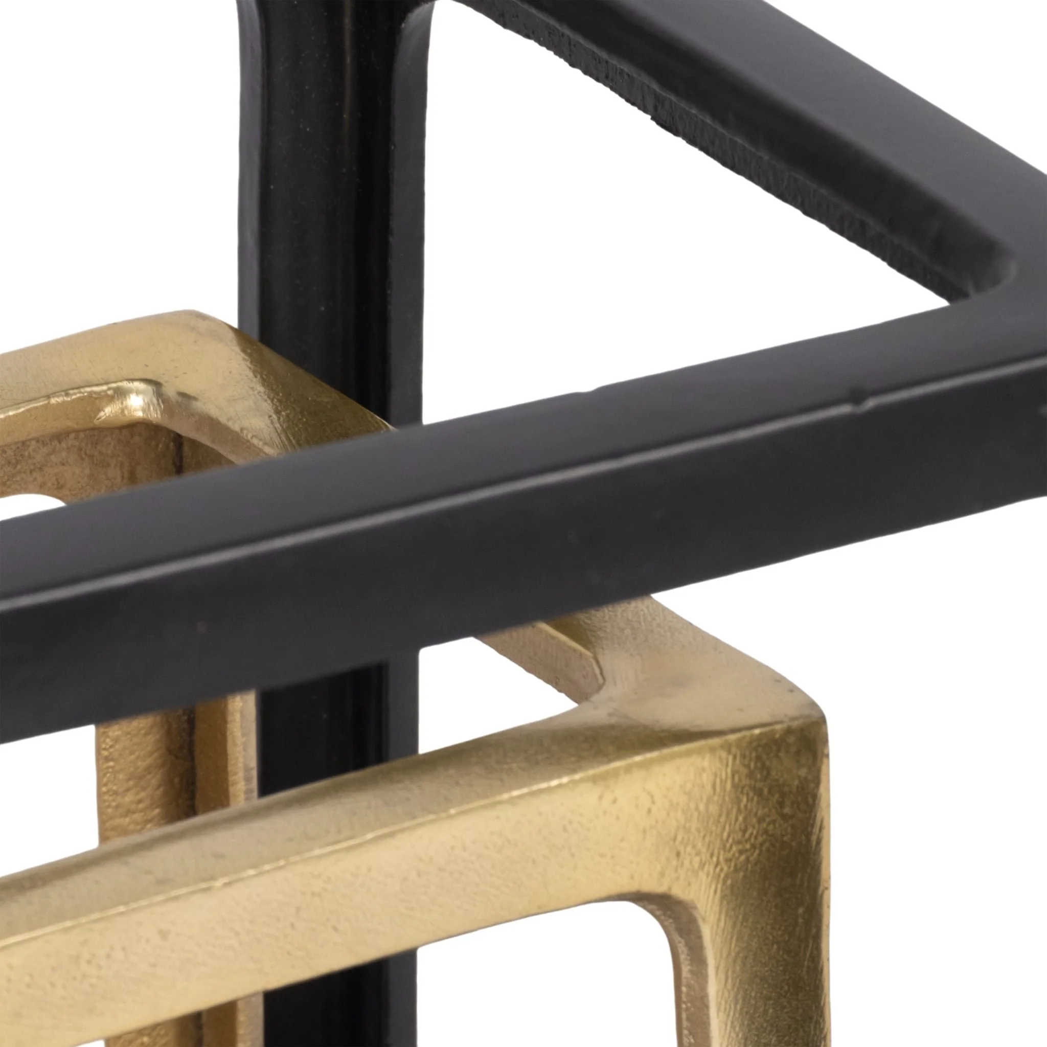 Metal, S/2 5/7" Open Square Object, Multi - Image 6