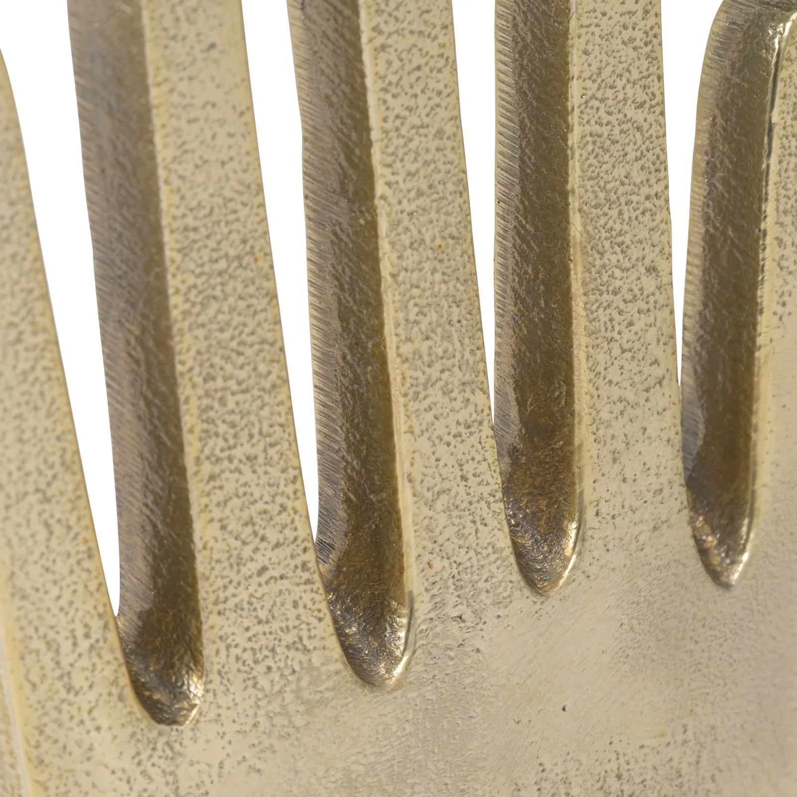 Metal, S/2 7" Hands Bookends, Gold - Image 4
