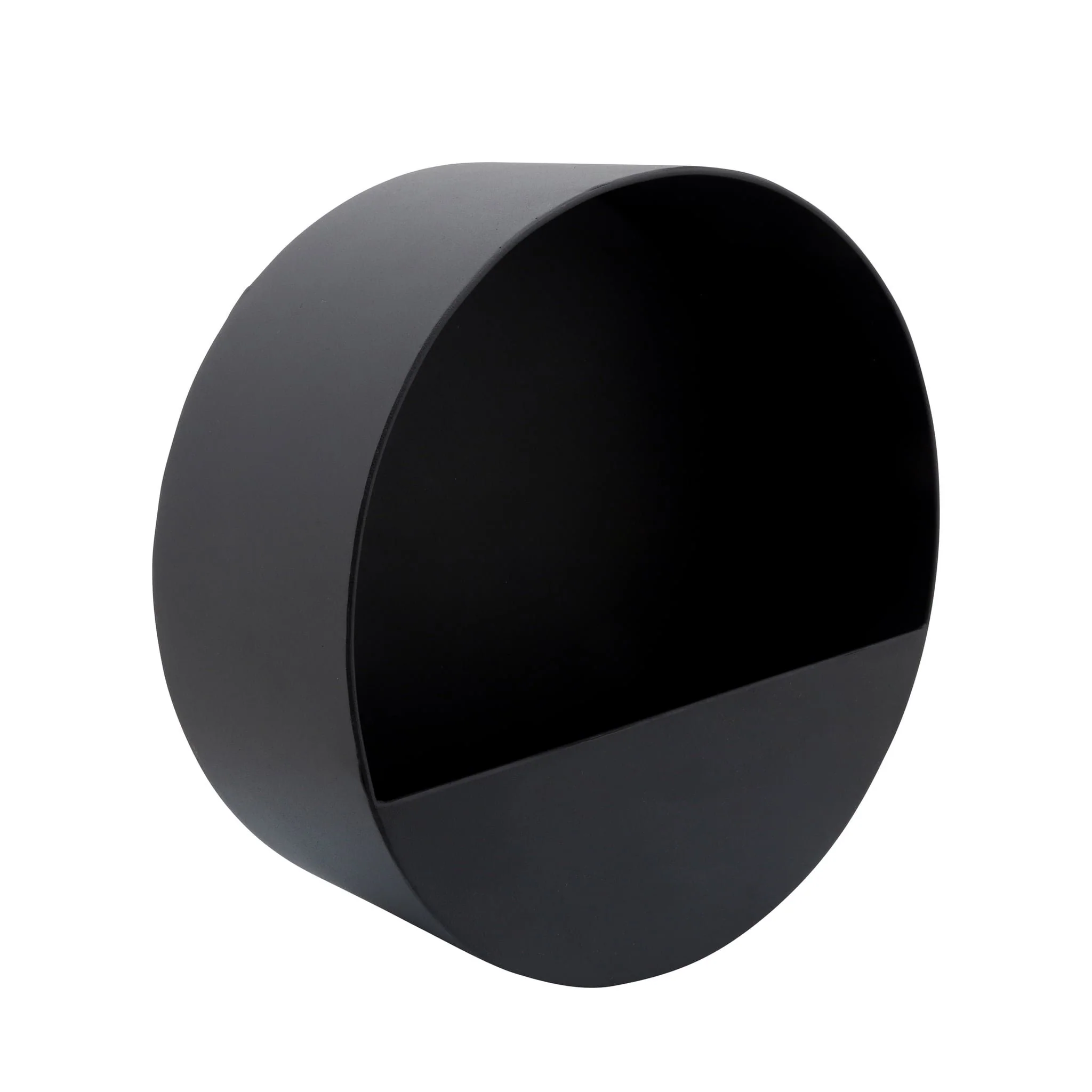 Metal S/2 9/12" Wall Planters, Black - Image 2