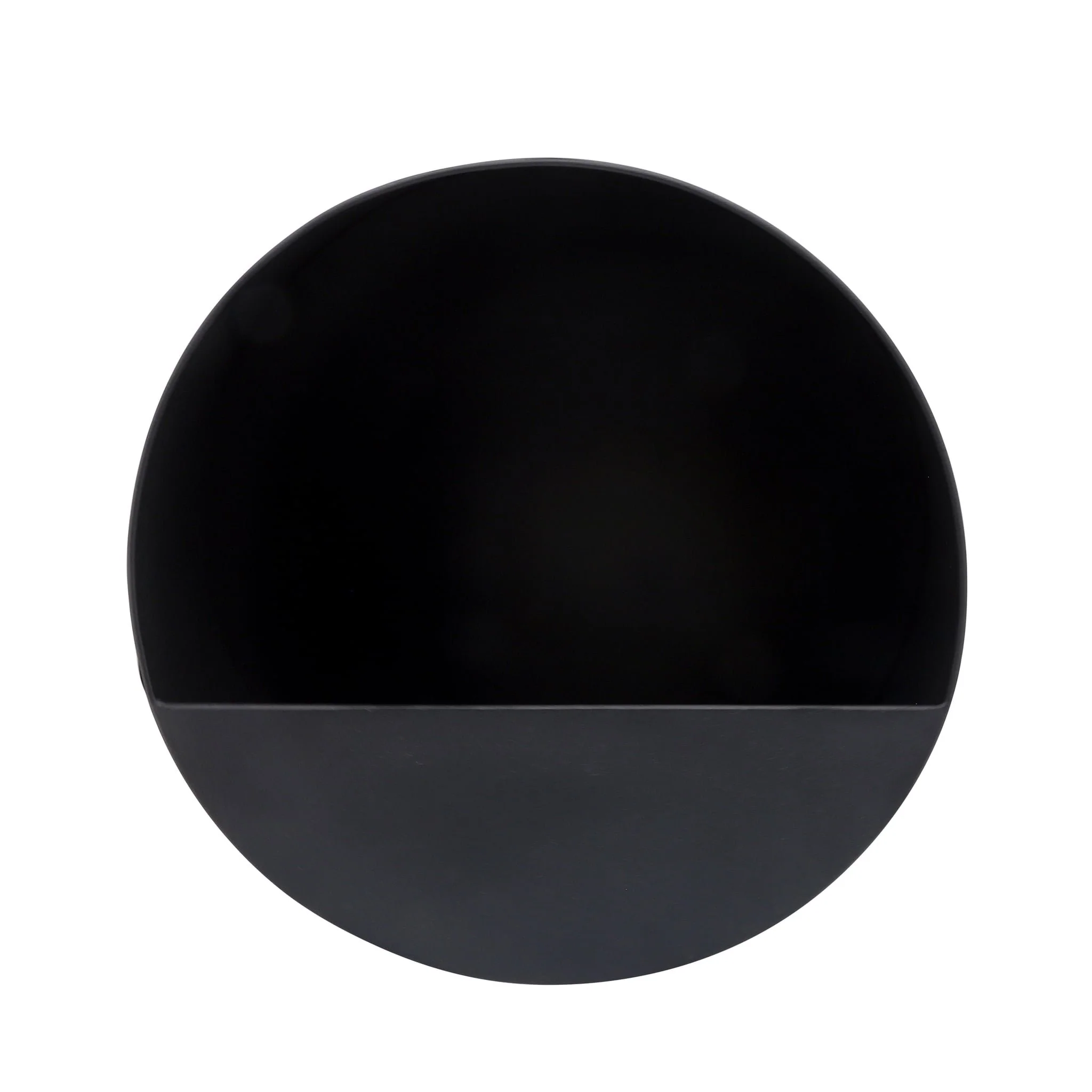 Metal S/2 9/12" Wall Planters, Black - Image 3