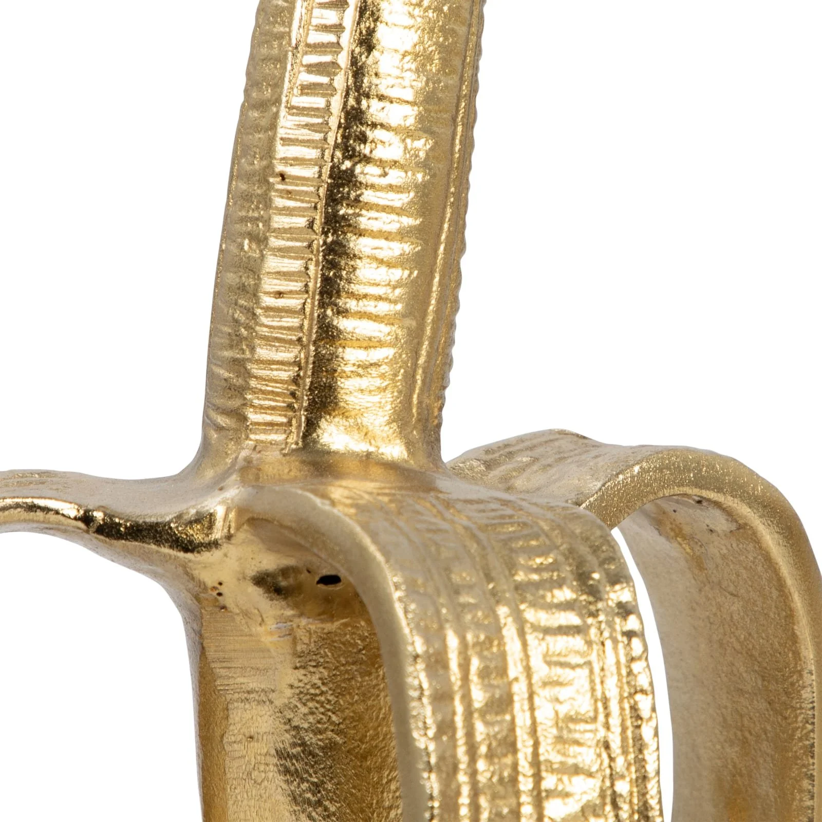 Metal, S/2 9" Banana Bookends, Gold - Image 5