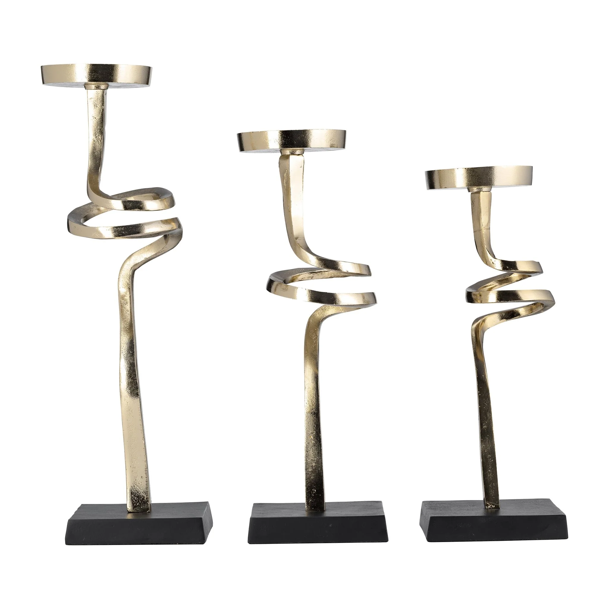 Metal,s/3 13,15,17",abstract Candle Pillar Holder, - Image 3