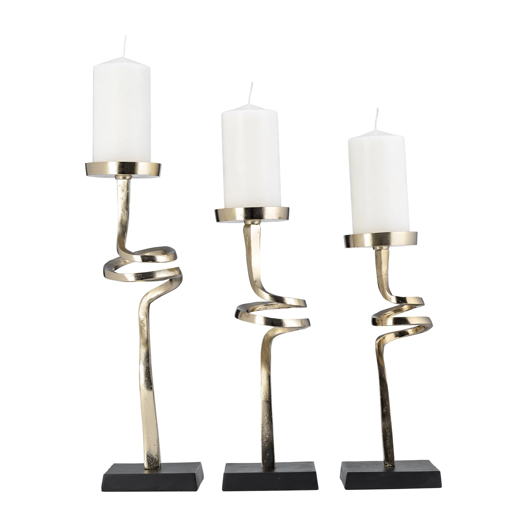 Metal,s/3 13,15,17",abstract Candle Pillar Holder, - Image 4
