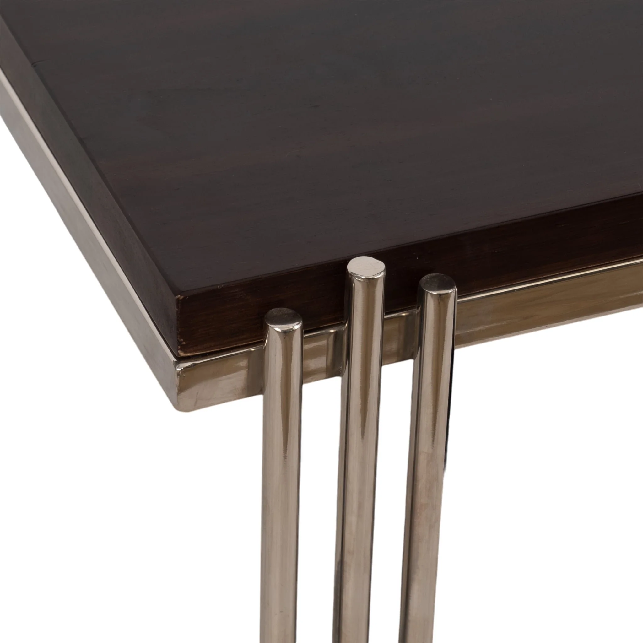 Metal/wood, 42" Three Tier Coffee Table - Image 6
