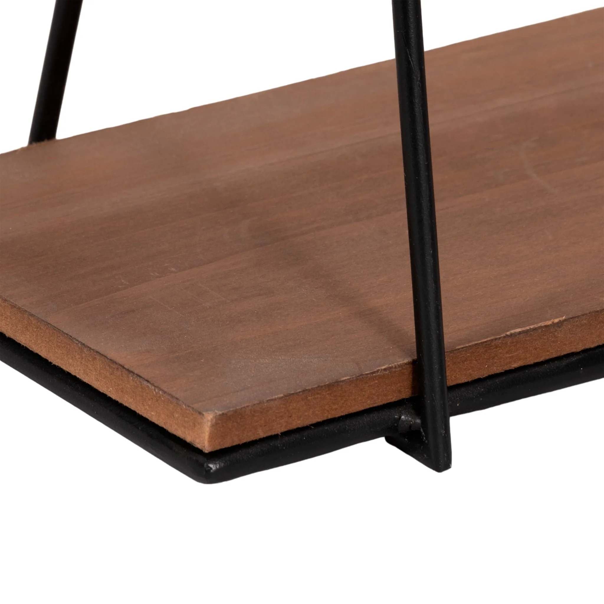 Metal/wood, S/2 12/14"h Swing Like Wall Shelves, B - Image 4