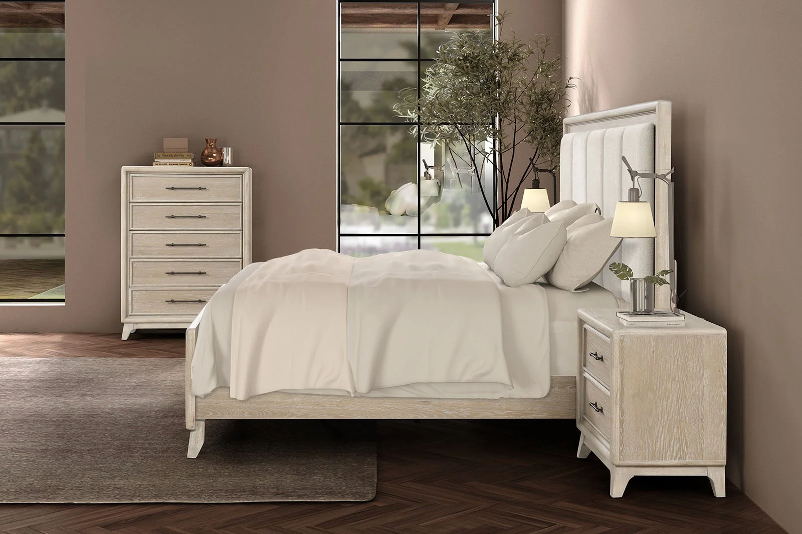 Midhurst 5 Pc. Queen Bedroom Set w/ 2NS - Image 3
