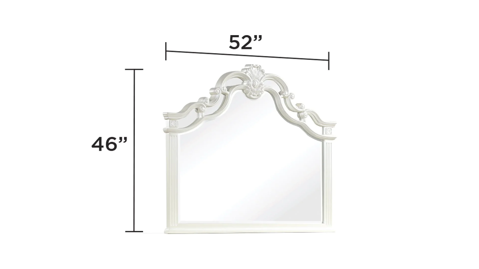 Milan King 4 Pc Bedroom Set White - Image 10