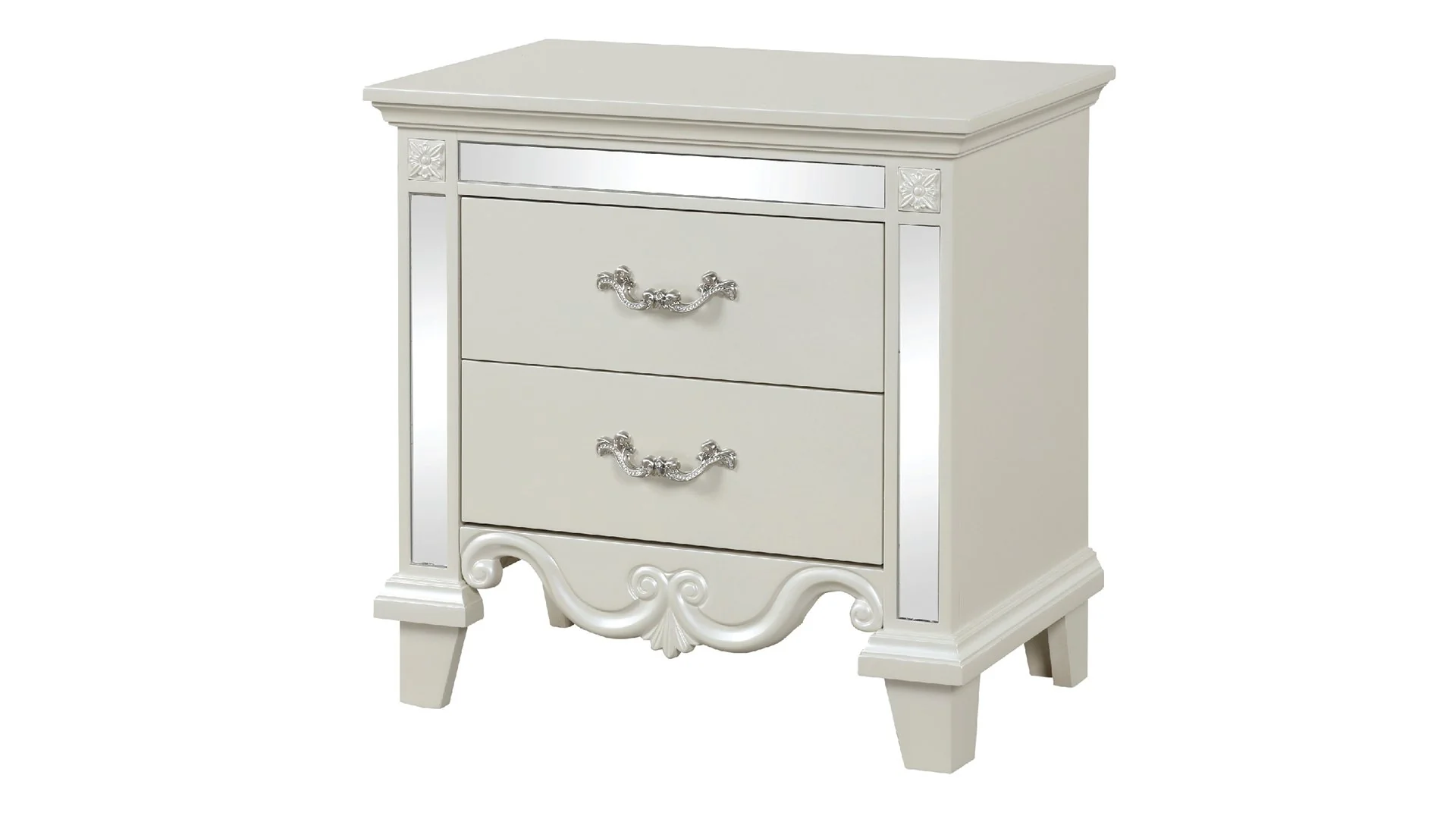 Milan Nightstand White - Image 3