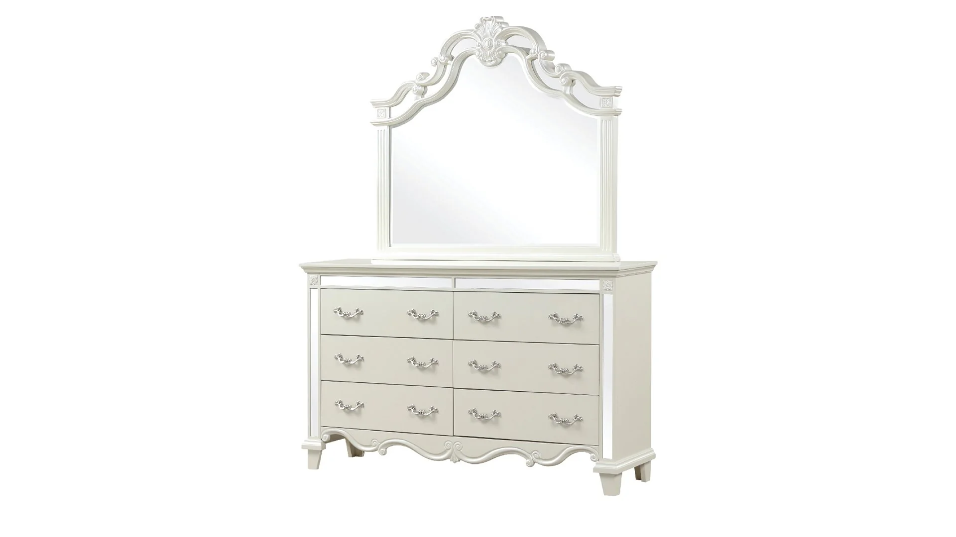 Milan Queen 4 Pc Bedroom Set White - Image 11
