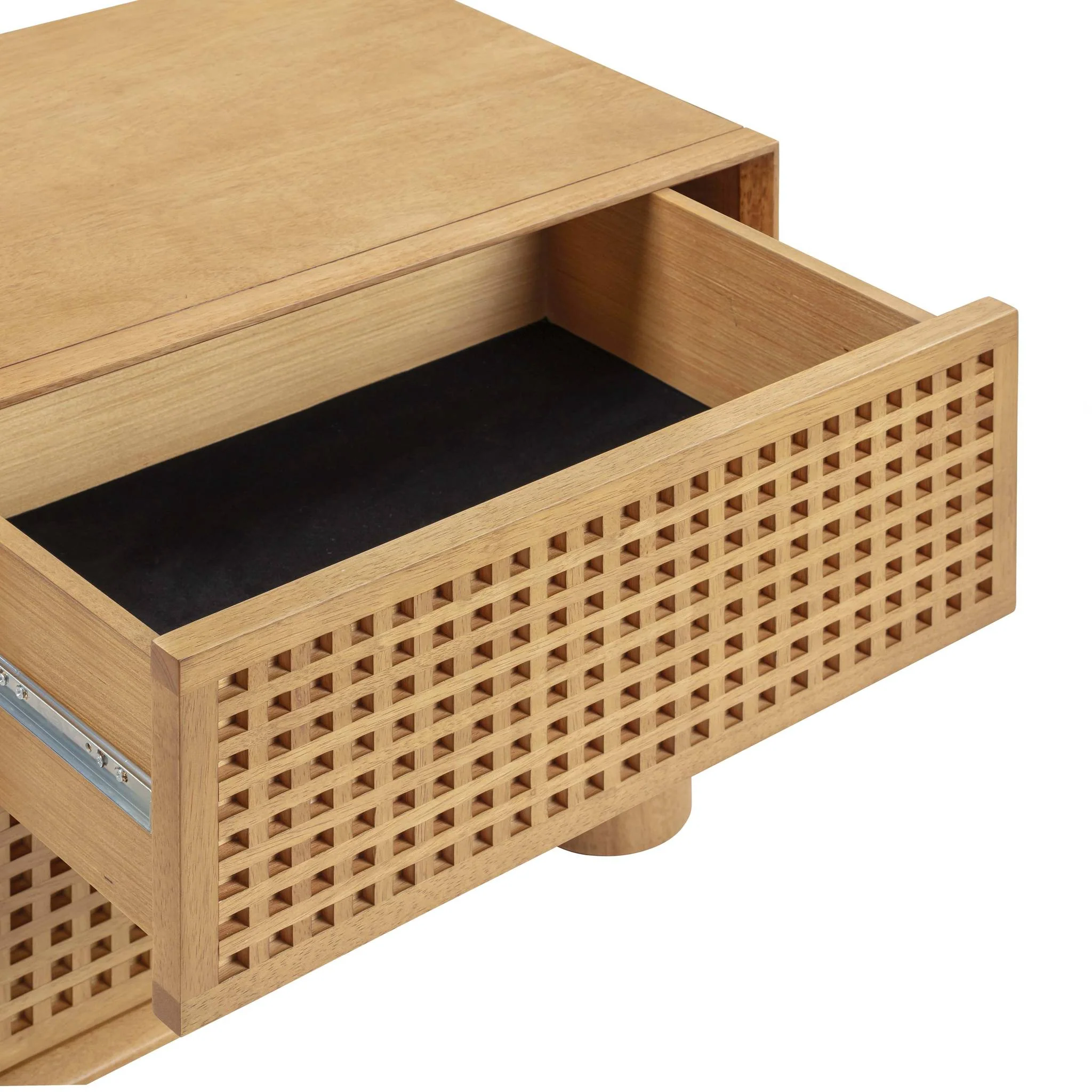 Miles Natural Wood Nightstand - Image 7