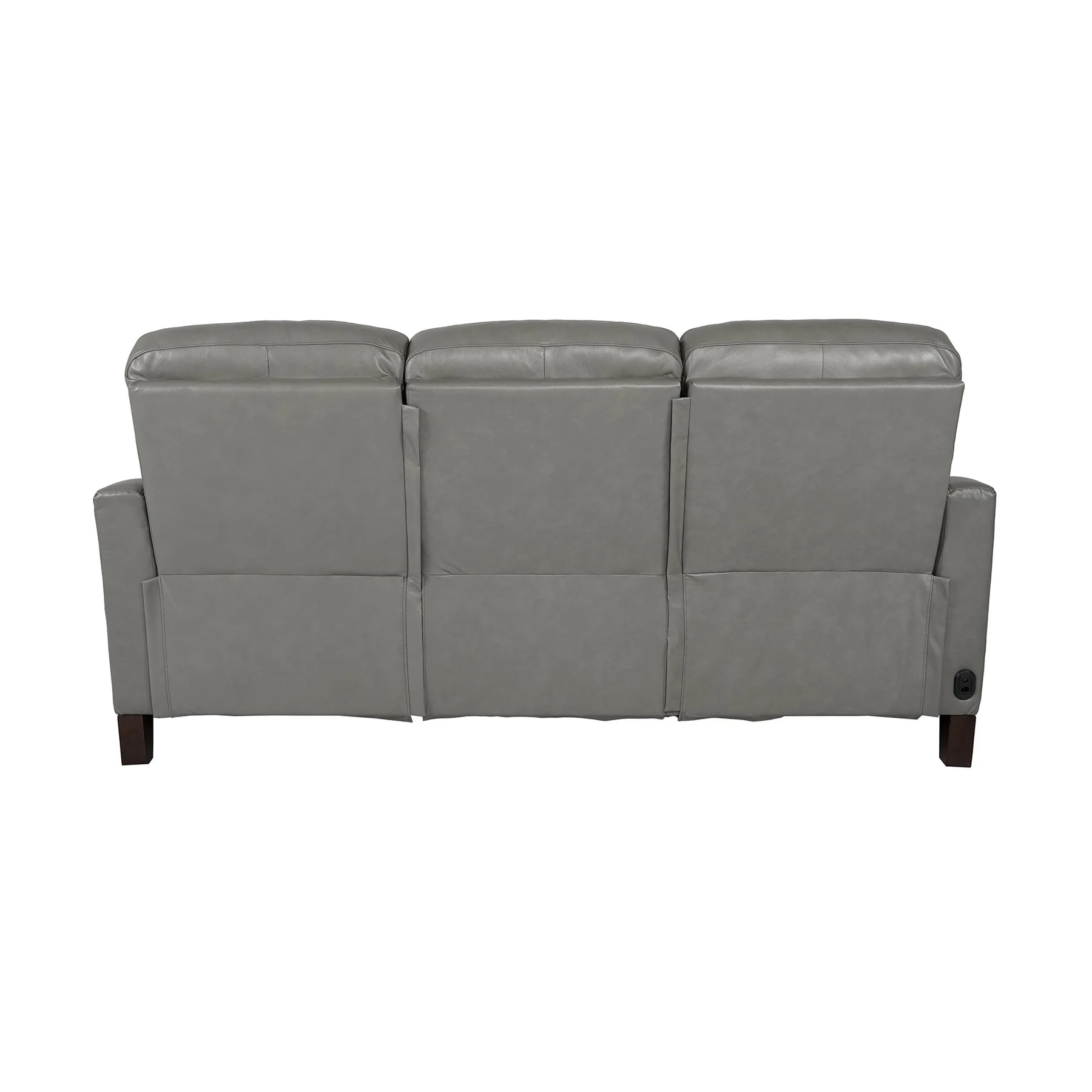 Milos 83" Zero Gravity Power Reclining Sofa in Light Gray Leather - Image 6