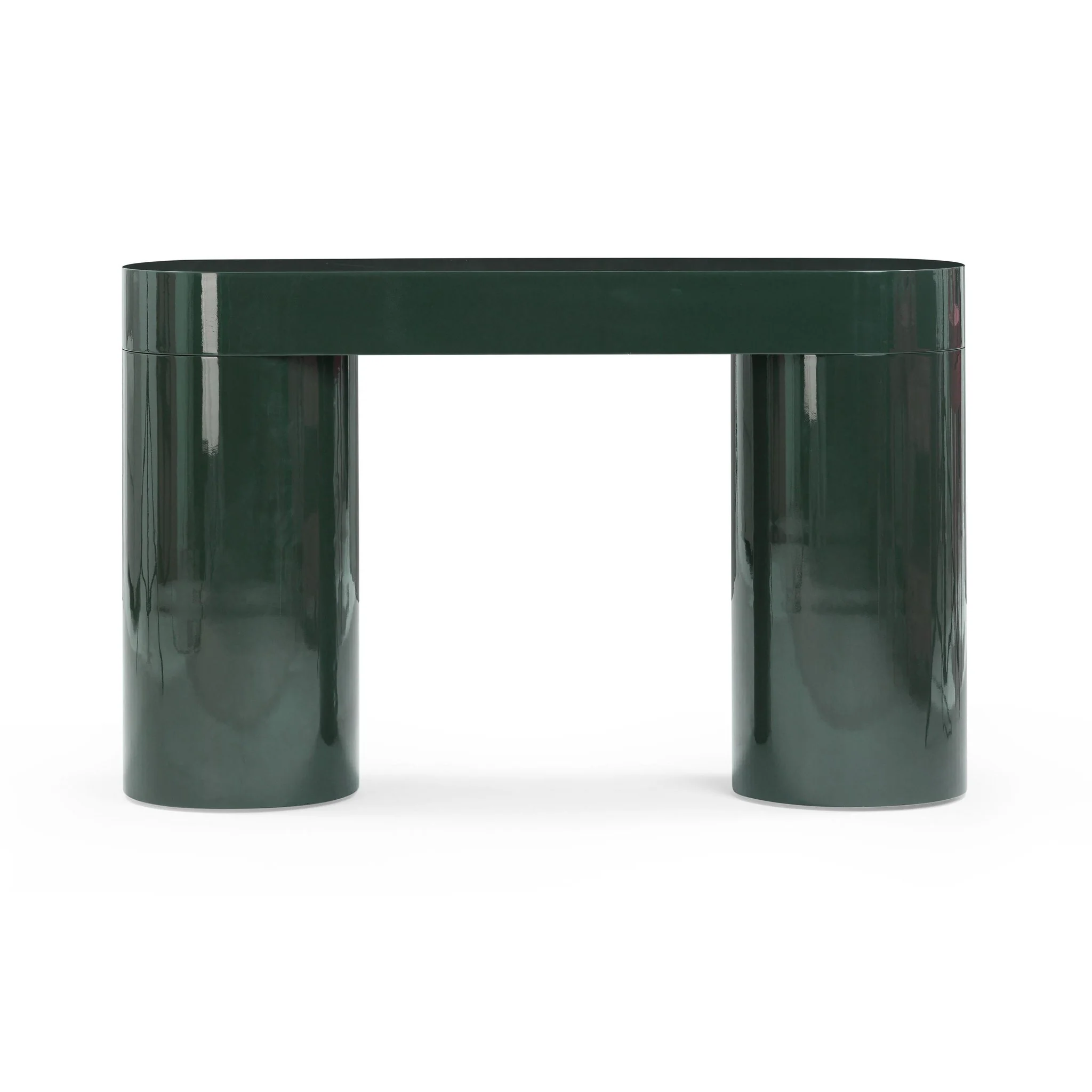 Mira Deep Green High Gloss Console Table - Image 6