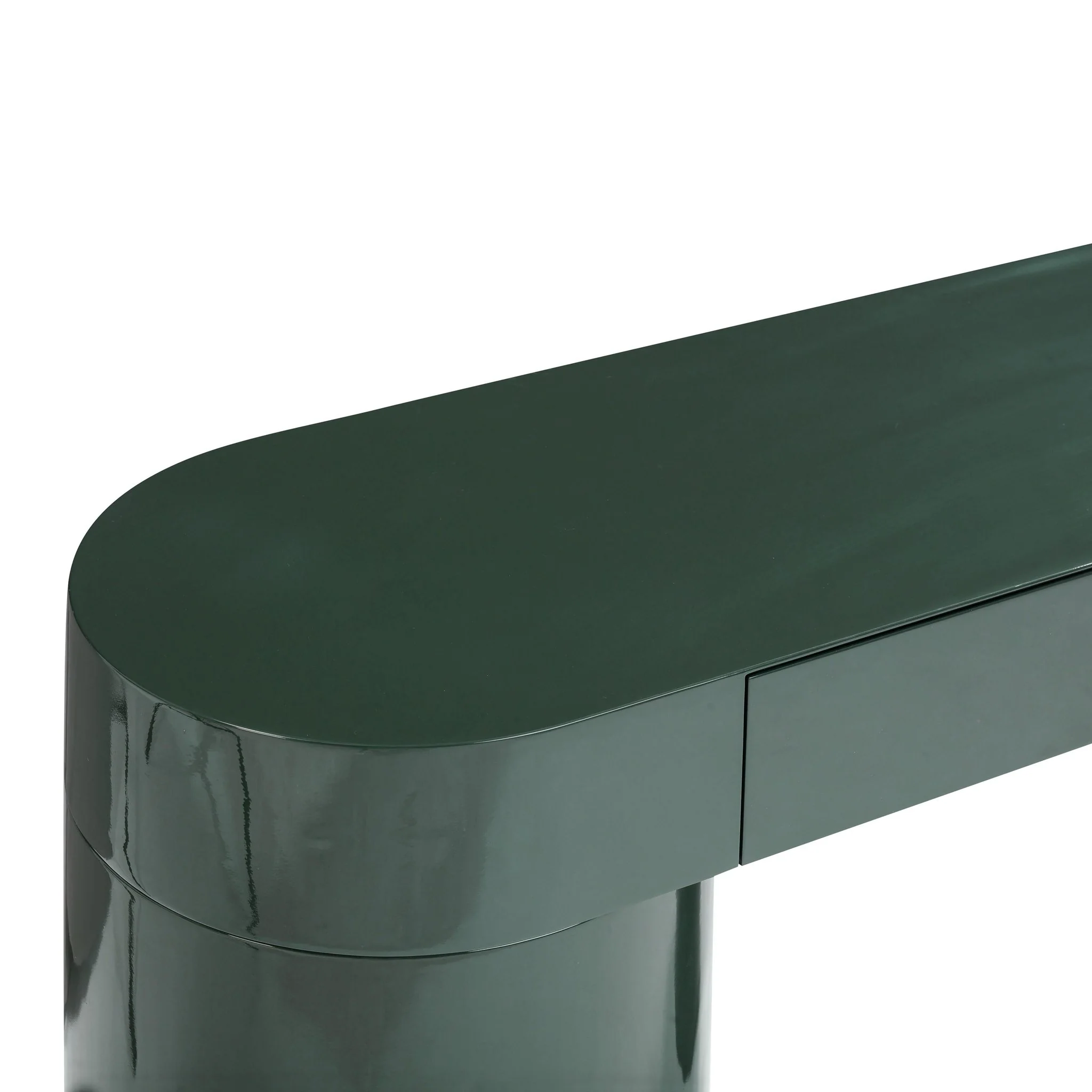 Mira Deep Green High Gloss Console Table - Image 9