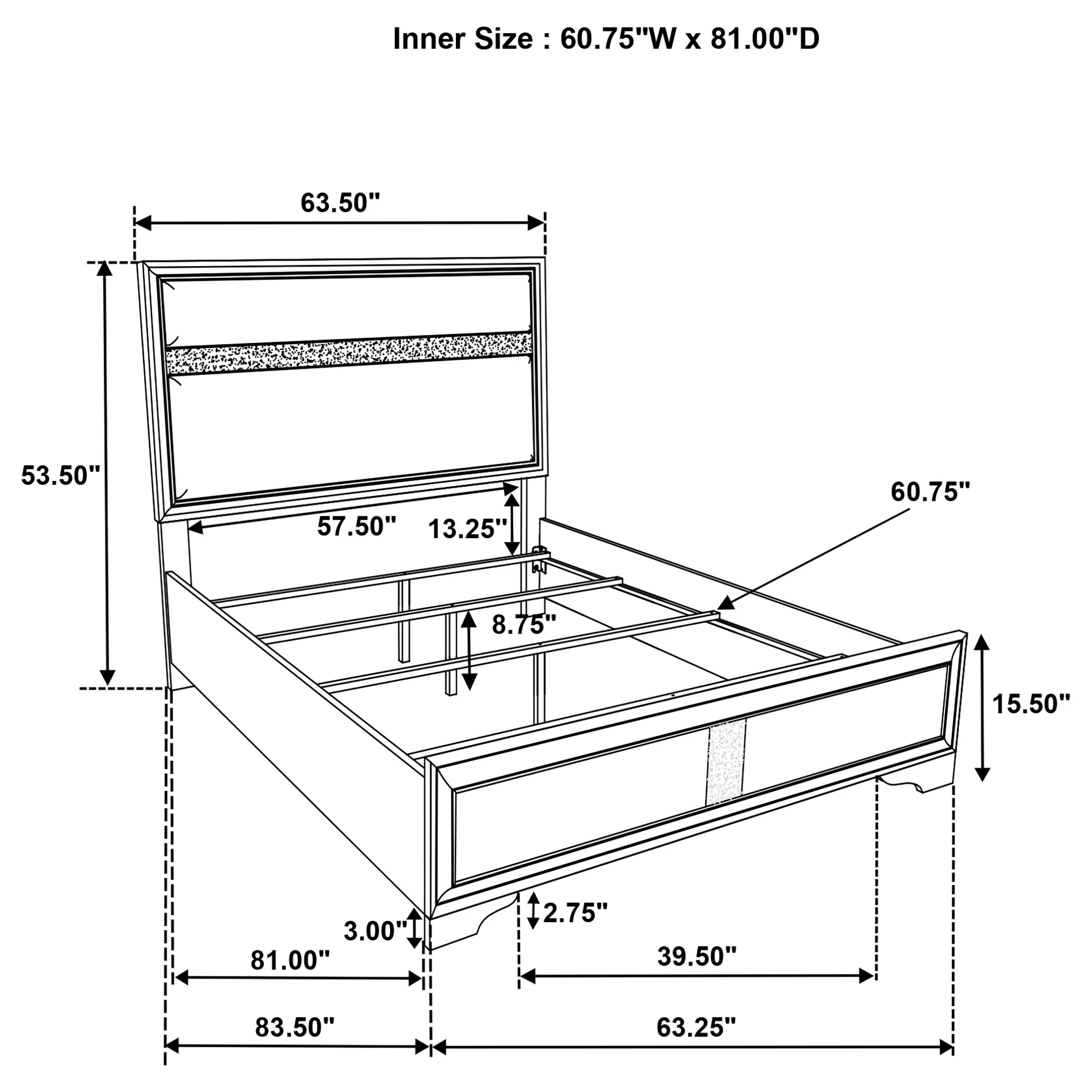 Miranda Panel Bed - Image 11