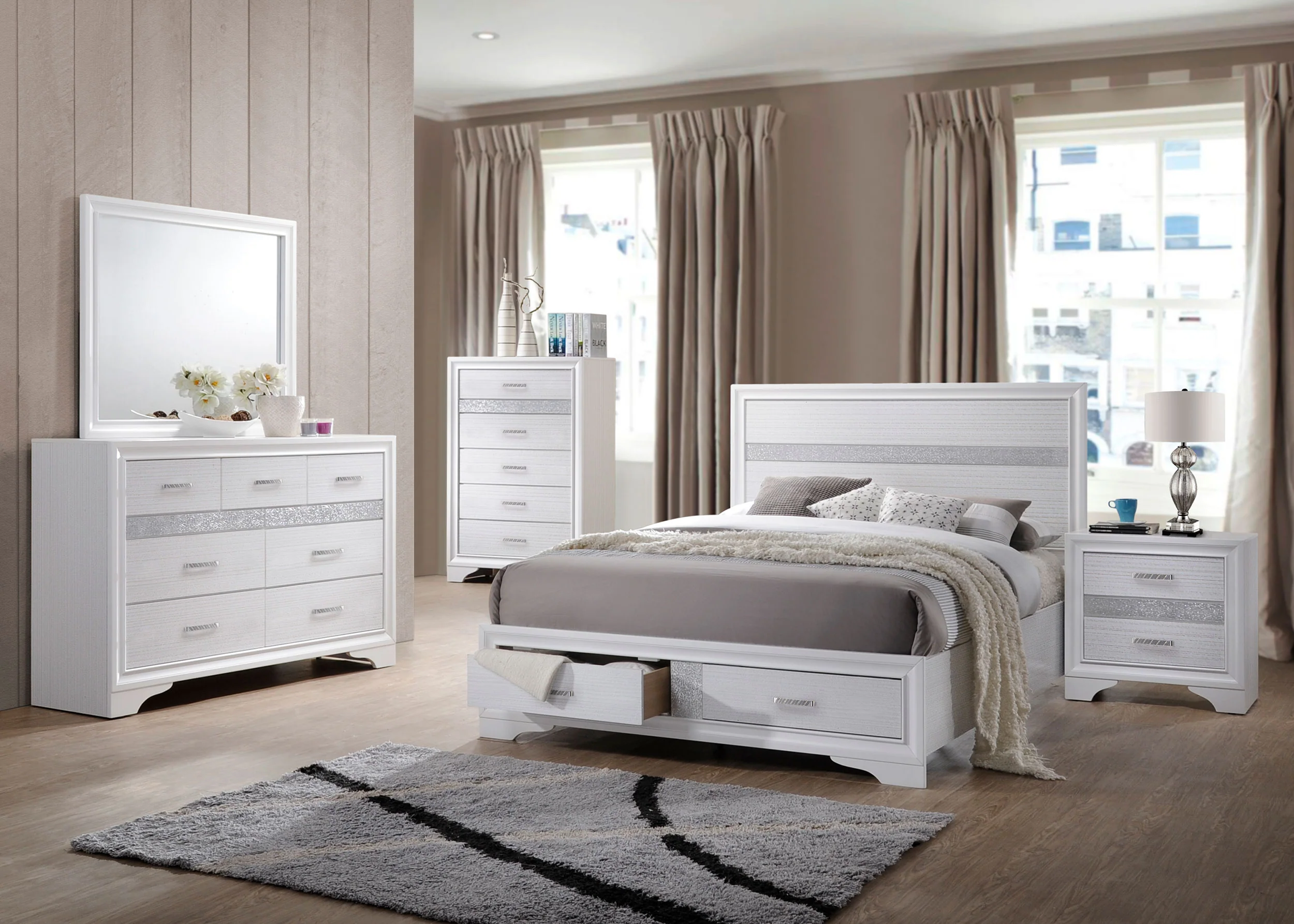 Miranda Panel Platform Storage Bed - Image 27