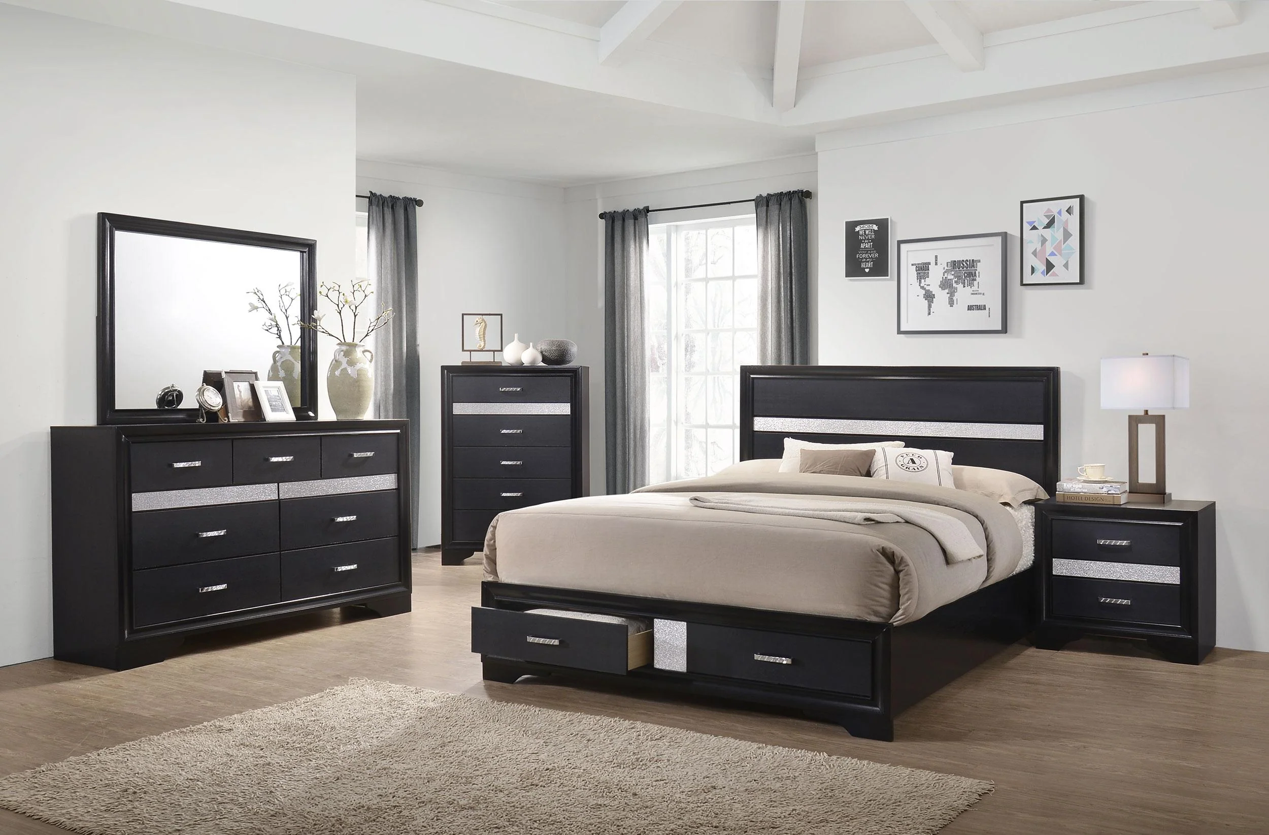 Miranda Panel Platform Storage Bed - Image 81