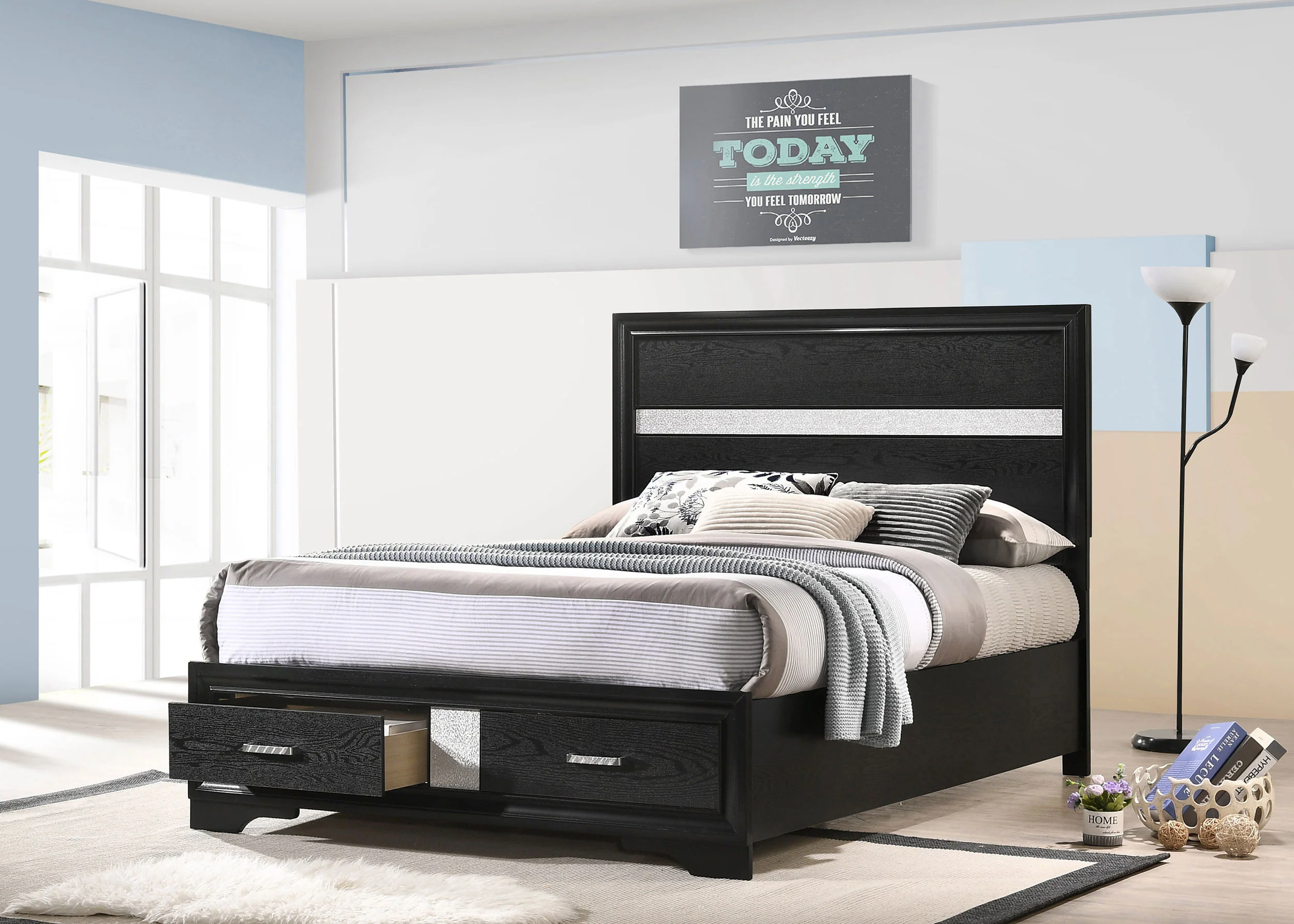 Miranda Panel Platform Storage Bed - Image 83
