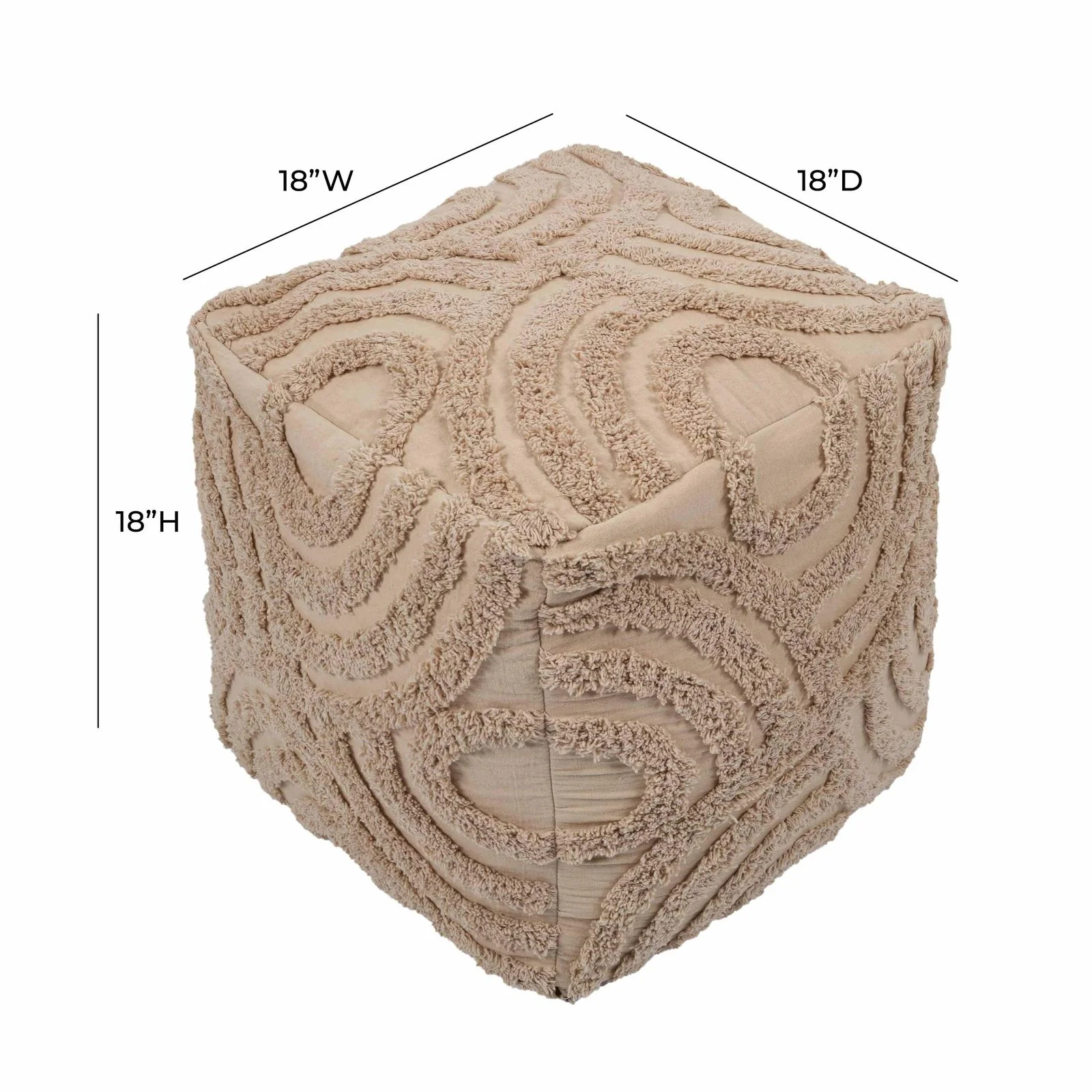 Miranda Knitted Pouf - Image 5