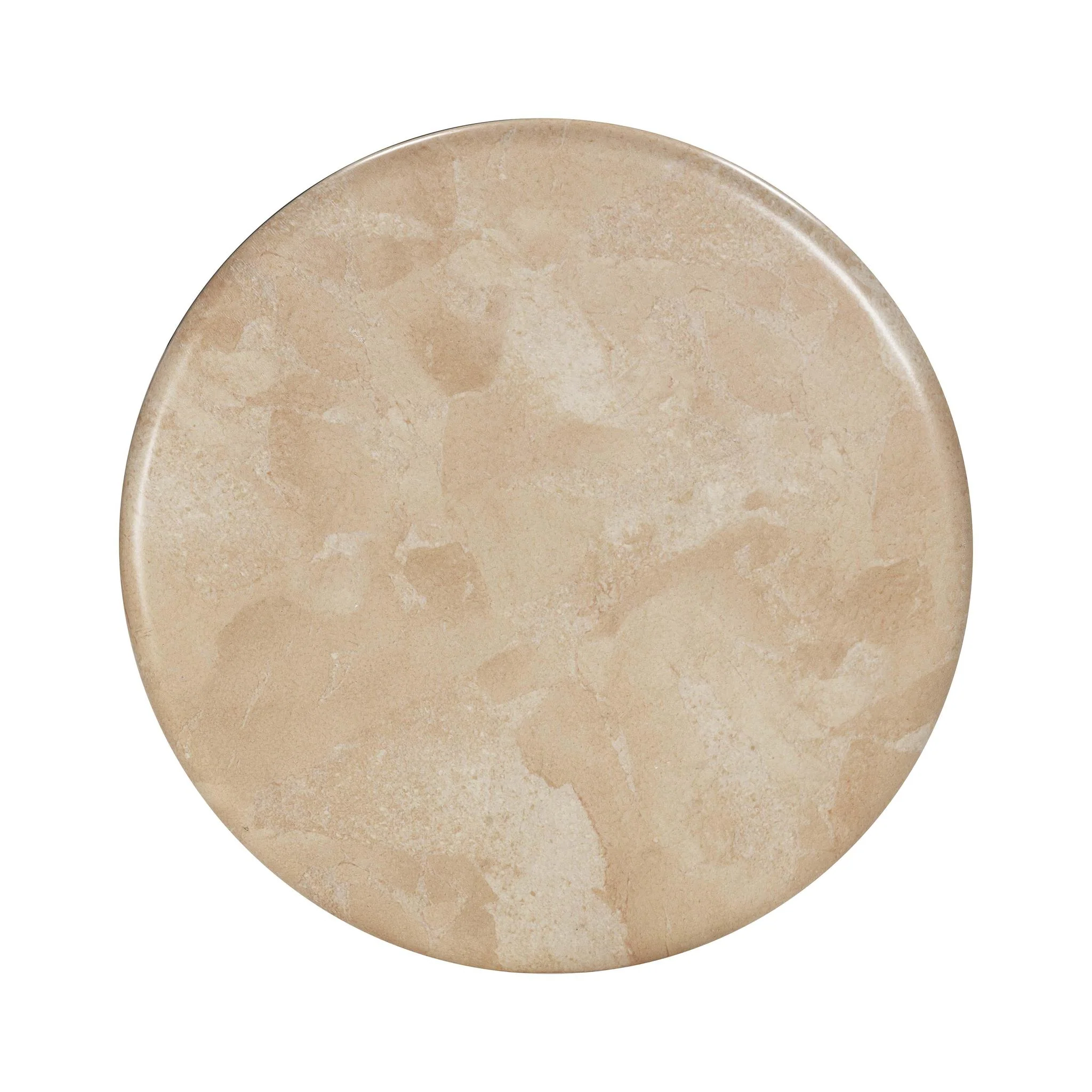 Mire Rose Faux Marble Side Table - Image 3