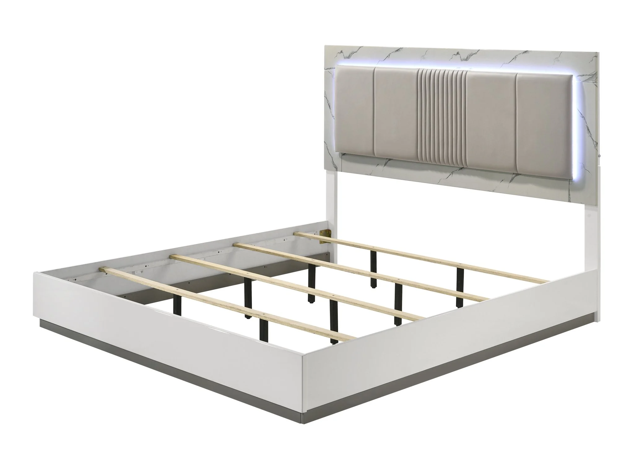 Mist King 5PC Bedroom Set White - Image 4