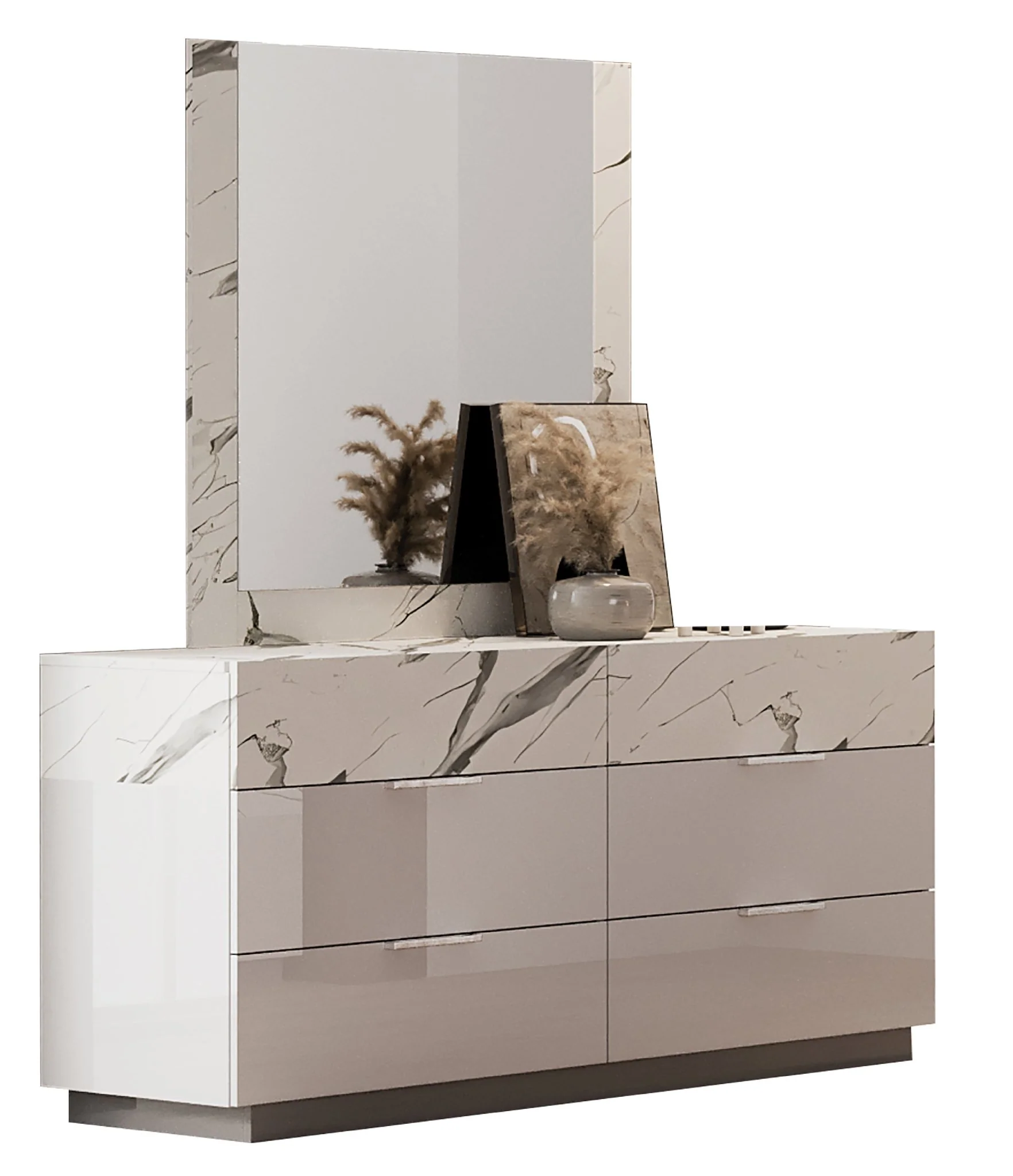 Mist King 5PC Bedroom Set White - Image 5